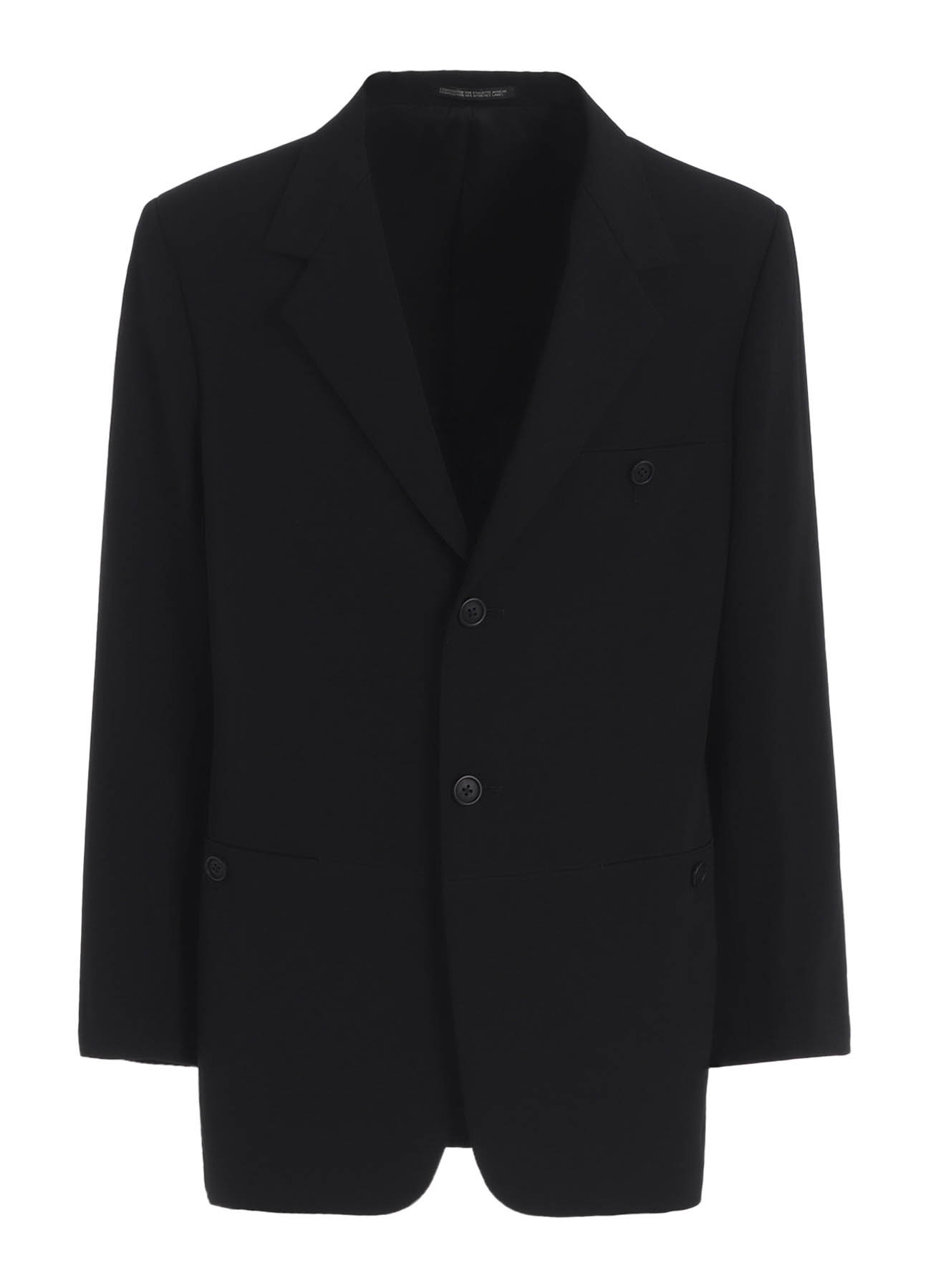 WOOL GABARDINE PARALLEL PANELED JACKET