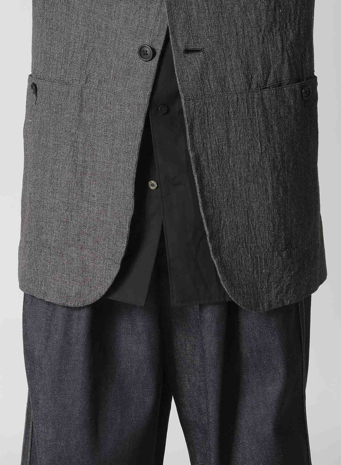 HEATHER KHADI JACKET WITH PARALLEL PANELED