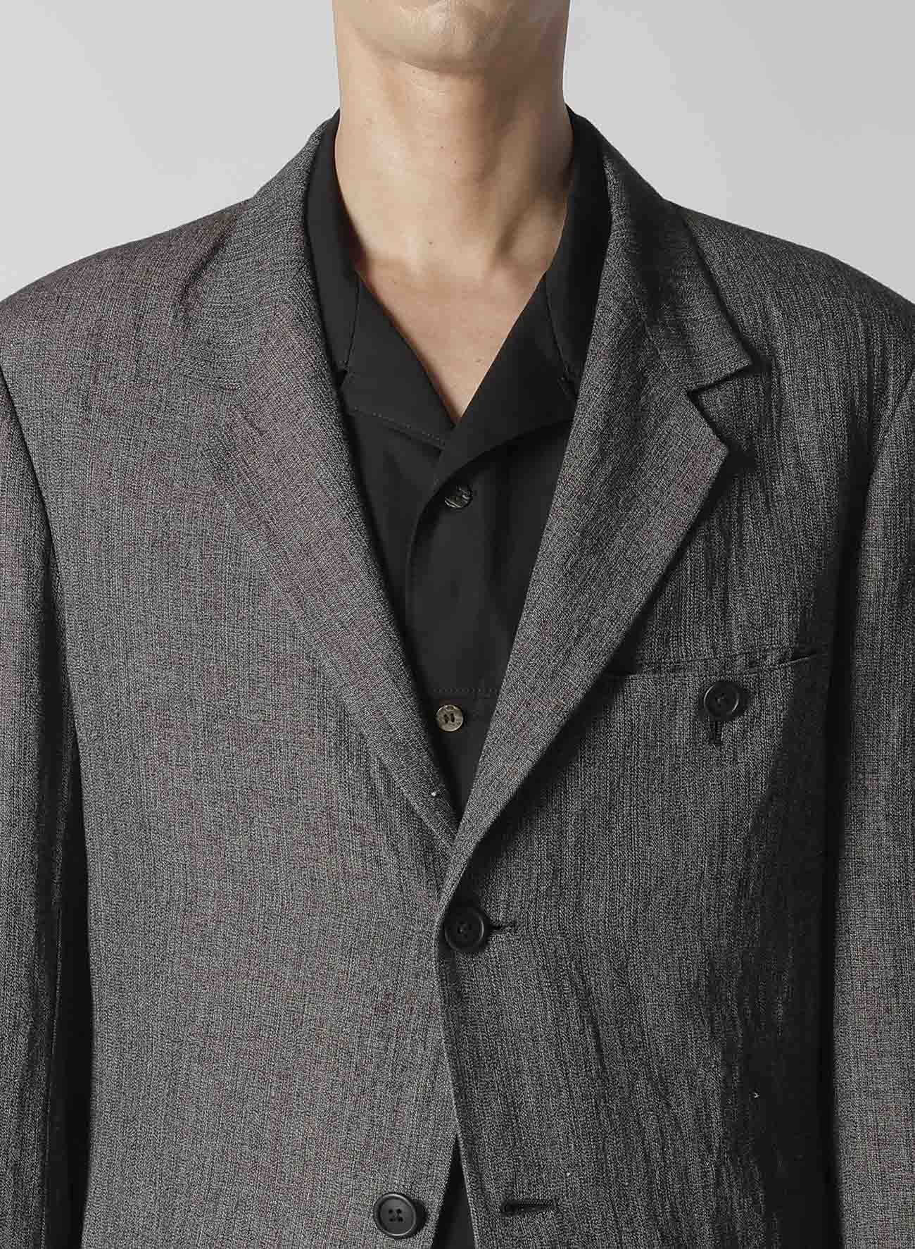 HEATHER KHADI JACKET WITH PARALLEL PANELED