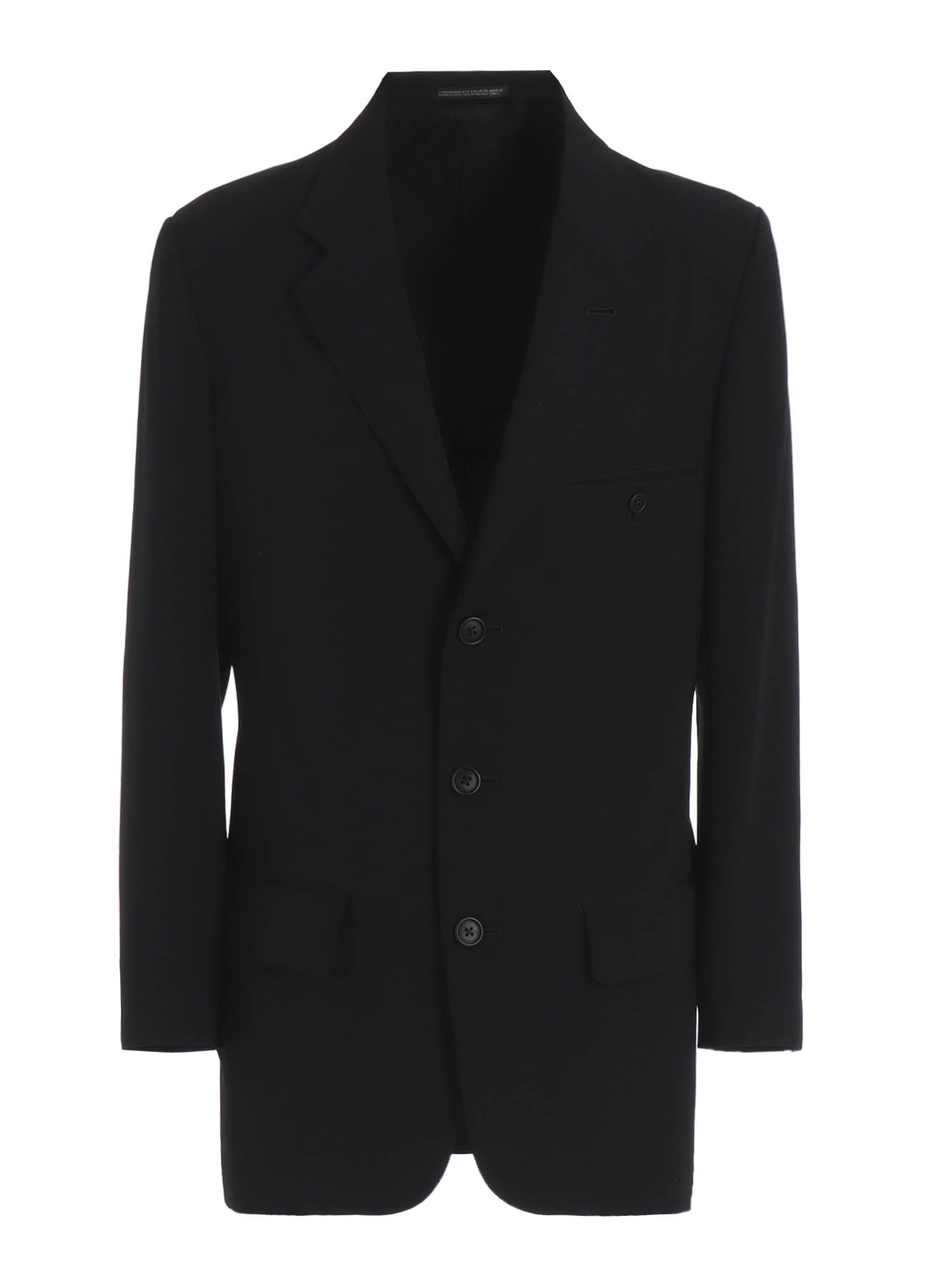 WOOL GABARDINE JACKET WITH RIGHT POCKET