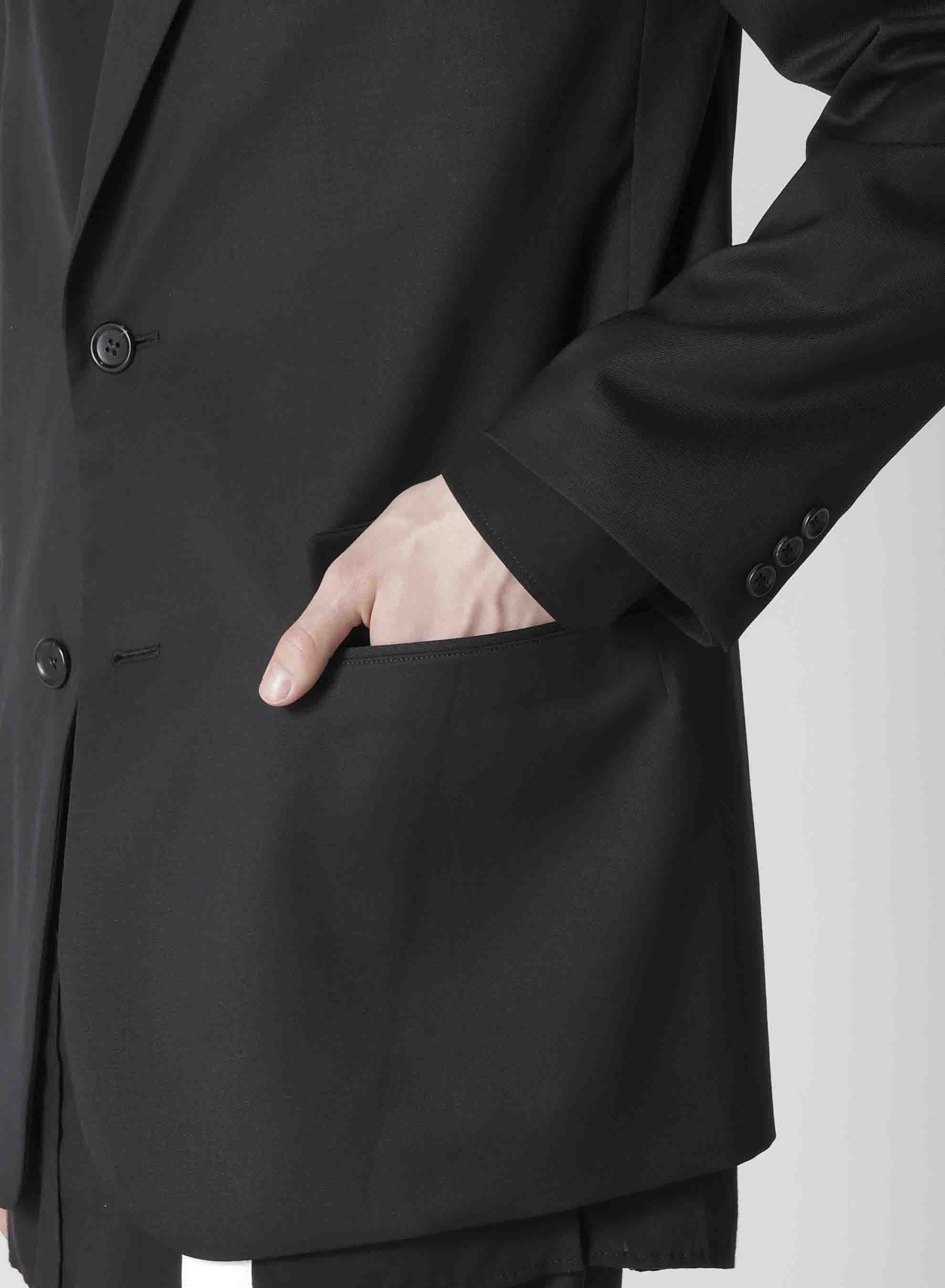 SUIT GABARDINE JACKET WITH 2-BUTTONS