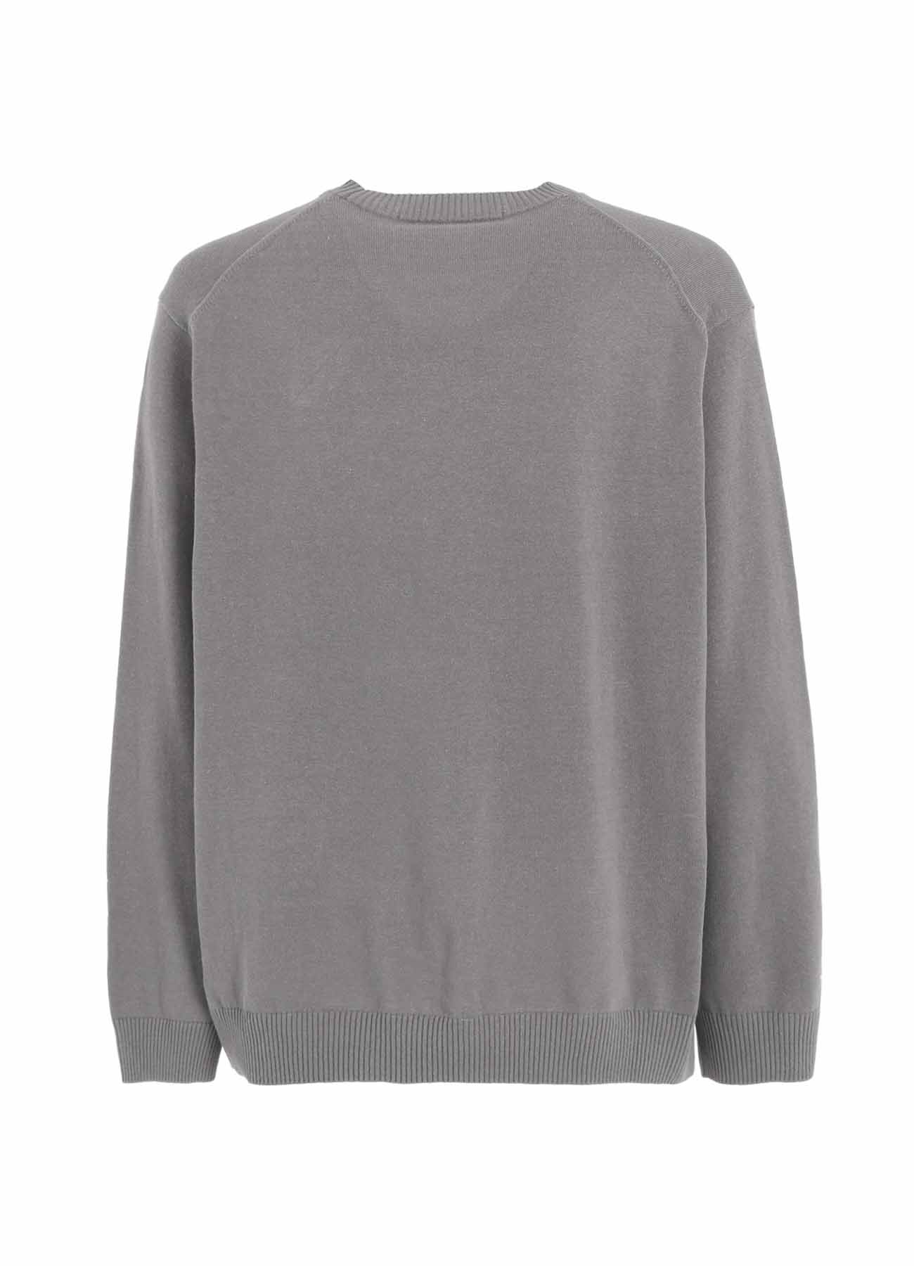 Y's for men INTERSIA LOGO ROUND NECK PULL OVER KNIT