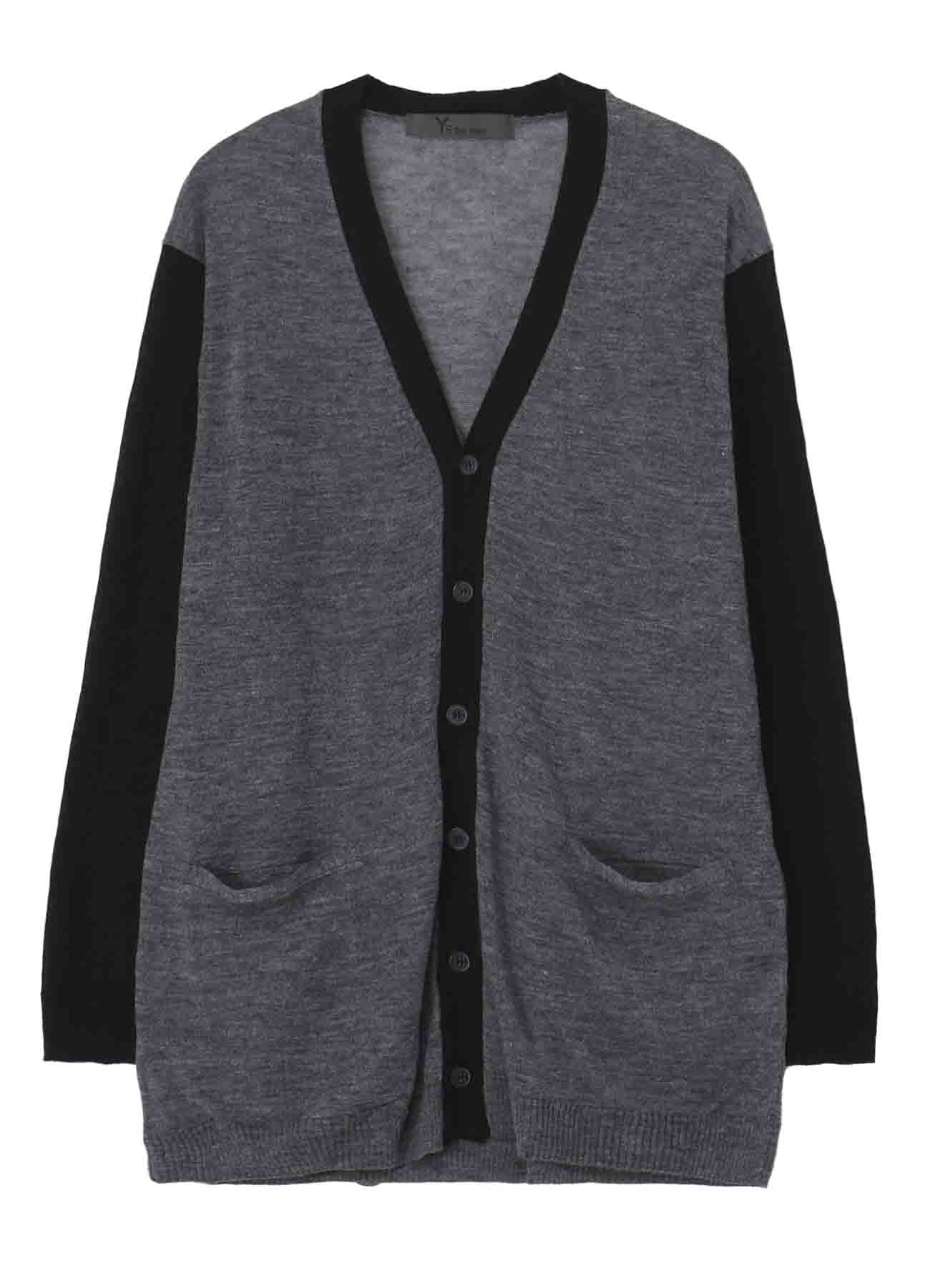 12G KNIT CARDIGAN WITH LOGO