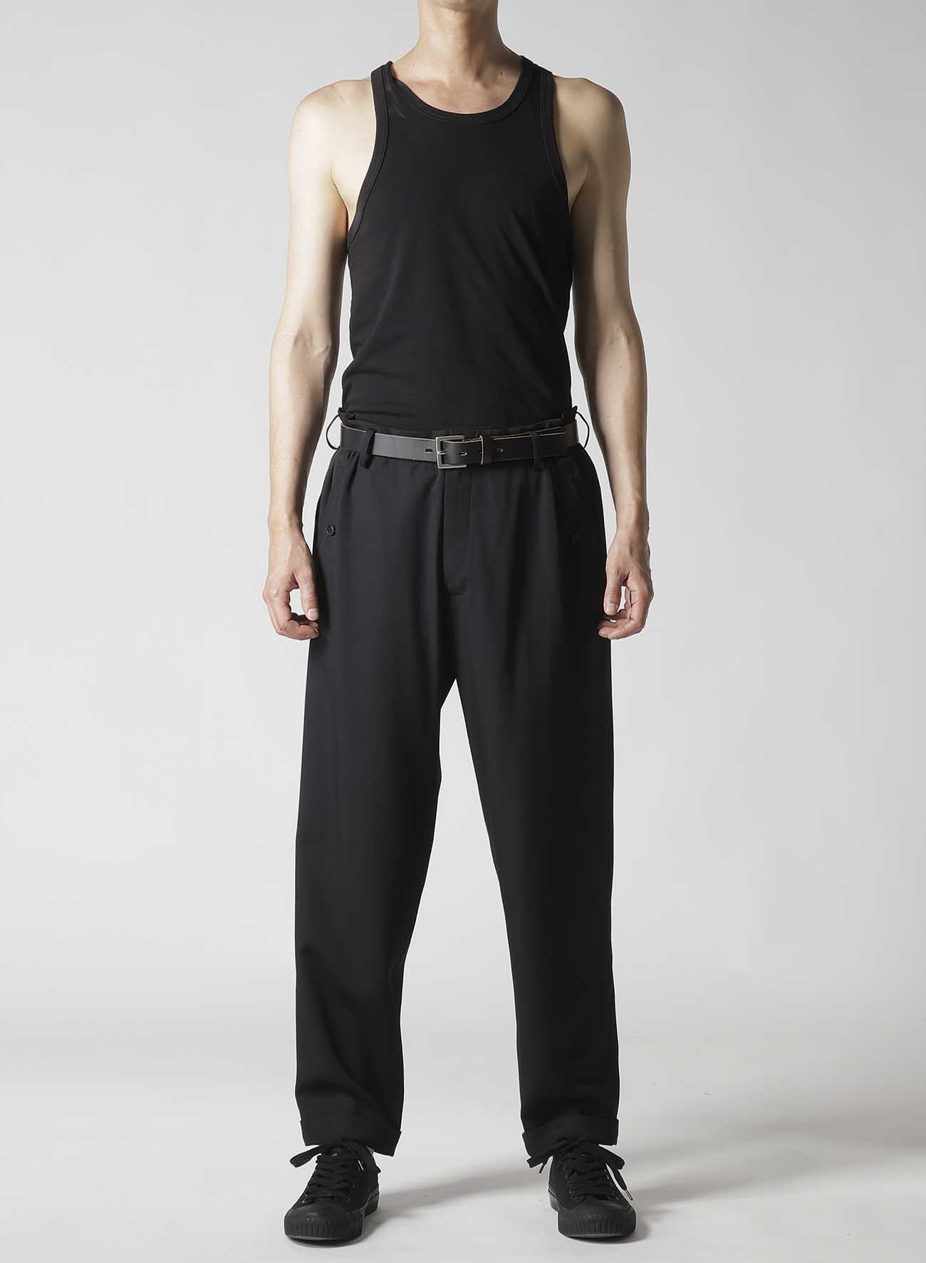 【12/6 10:00(JST) Release】WOOL GABARDINE WAIST GATHERED PANTS