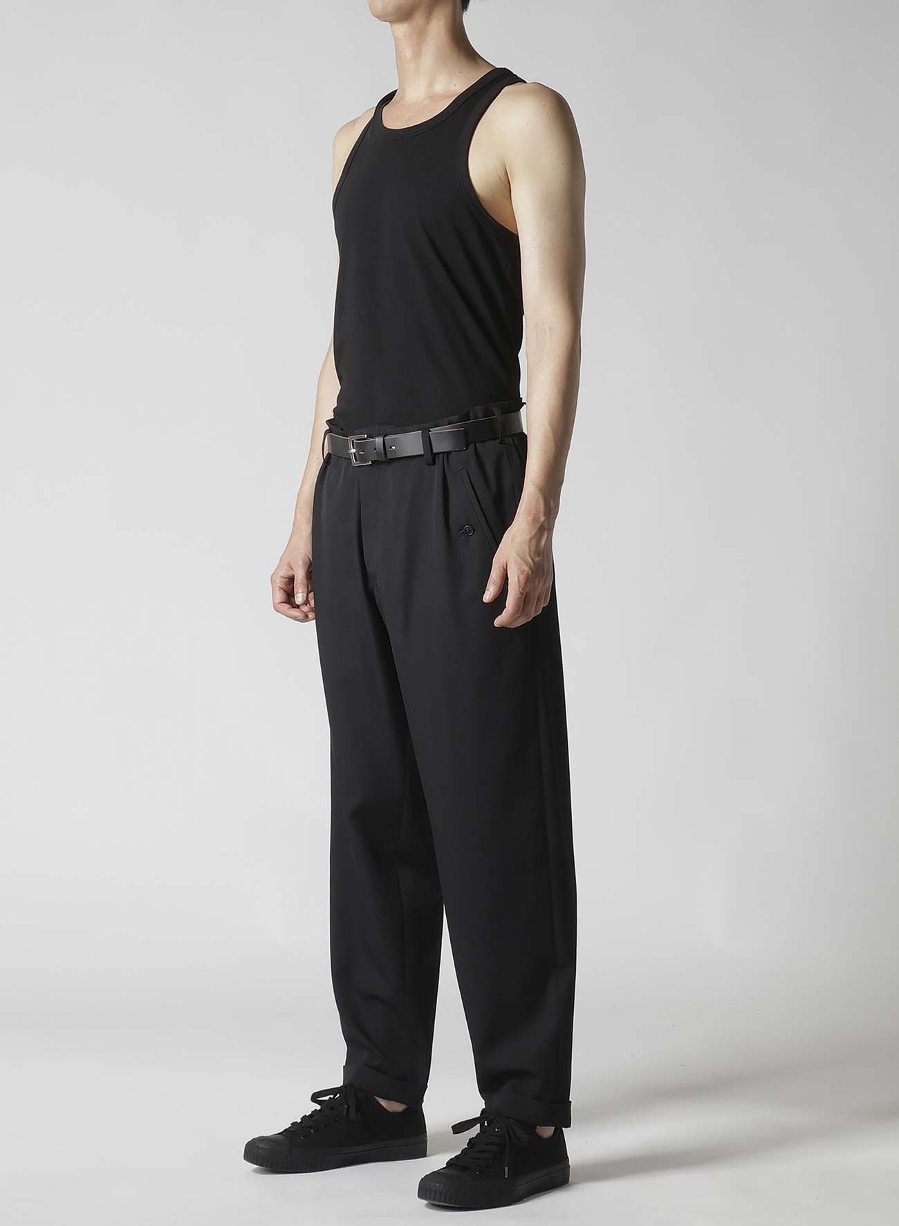 【12/6 10:00(JST) Release】WOOL GABARDINE WAIST GATHERED PANTS