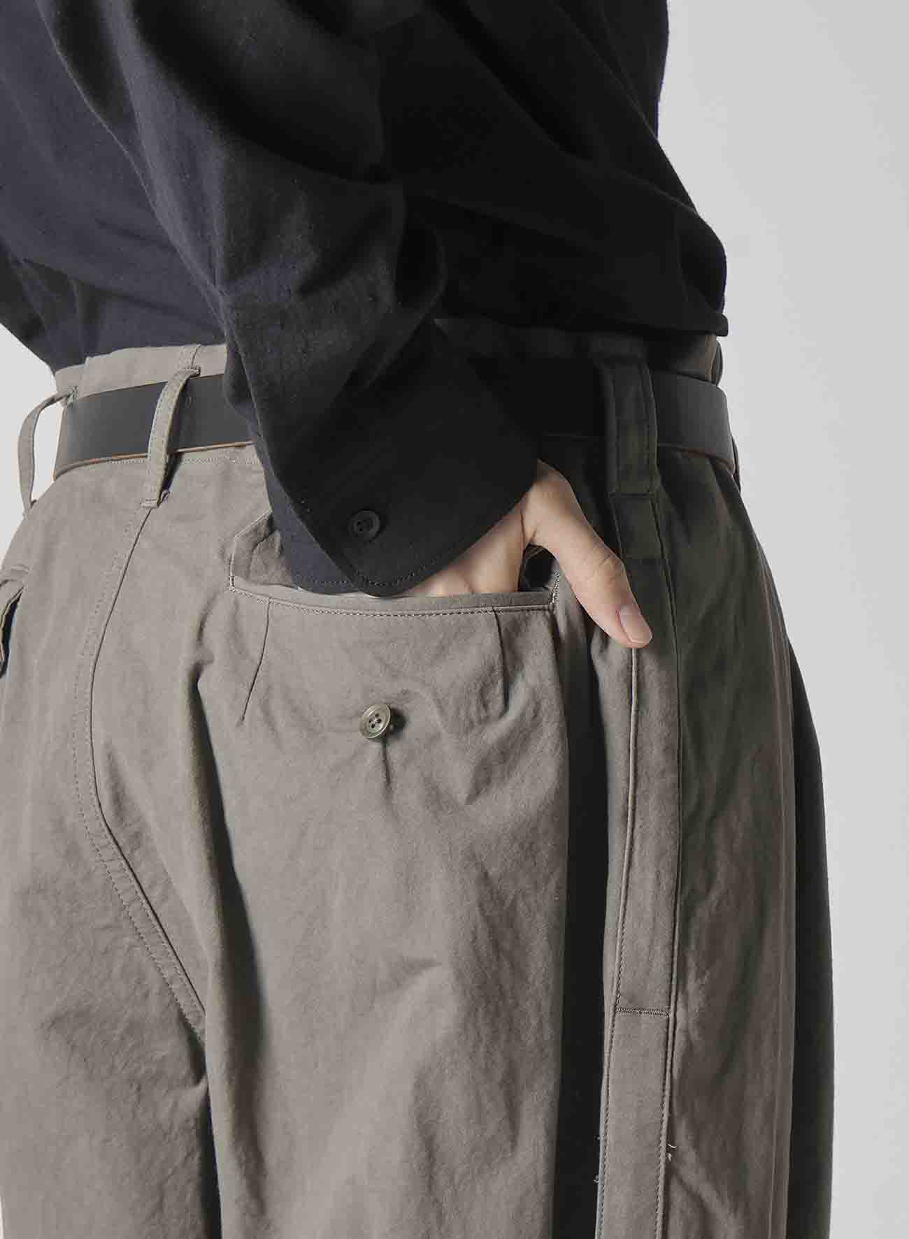 【1/11 10:00(JST) Release】COTTON POPLIN PANTS WITH SIDE TAPE DETAIL