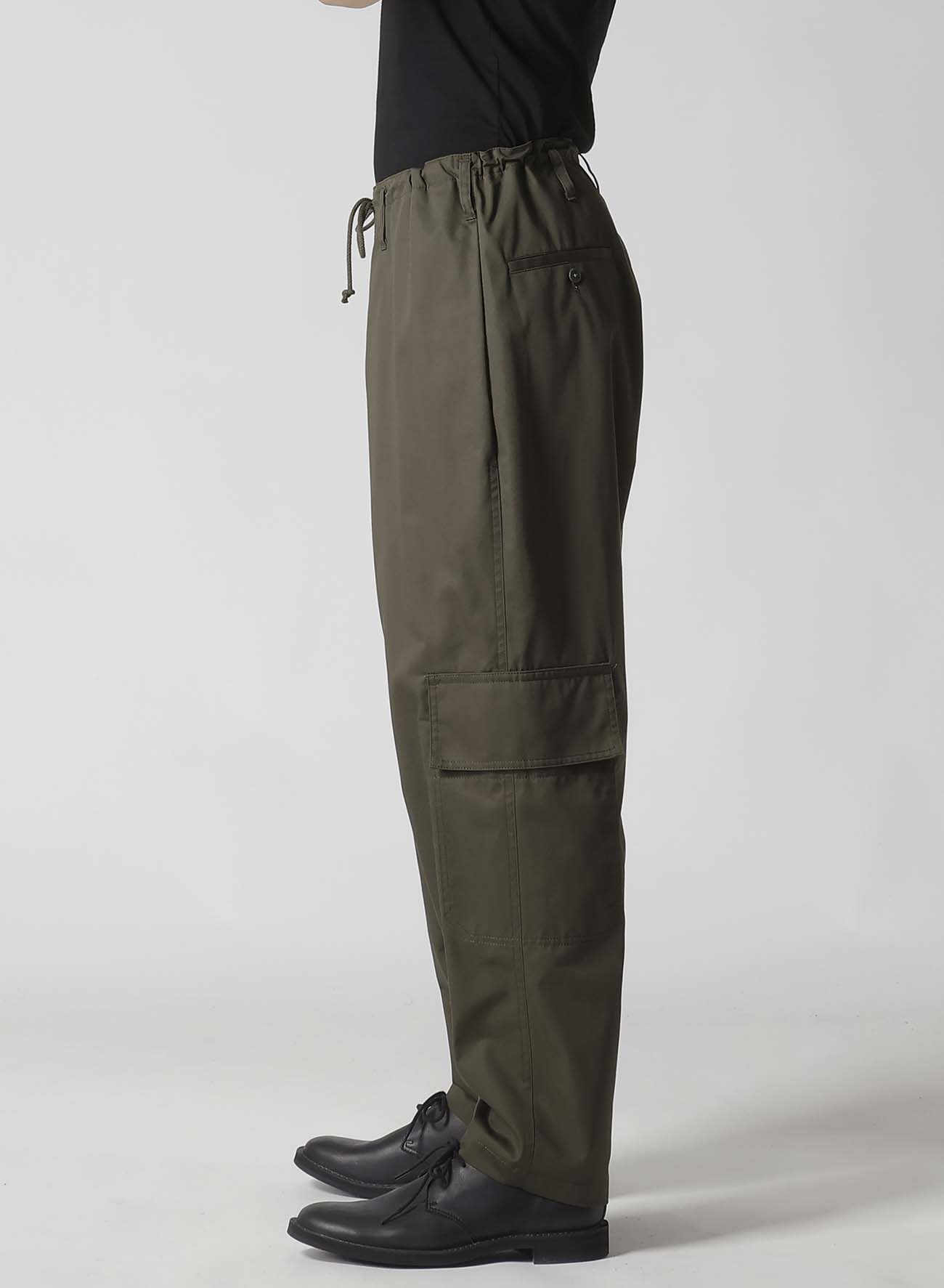 T/C TWILL PANTS WITH  SIDE SEAM TUCK