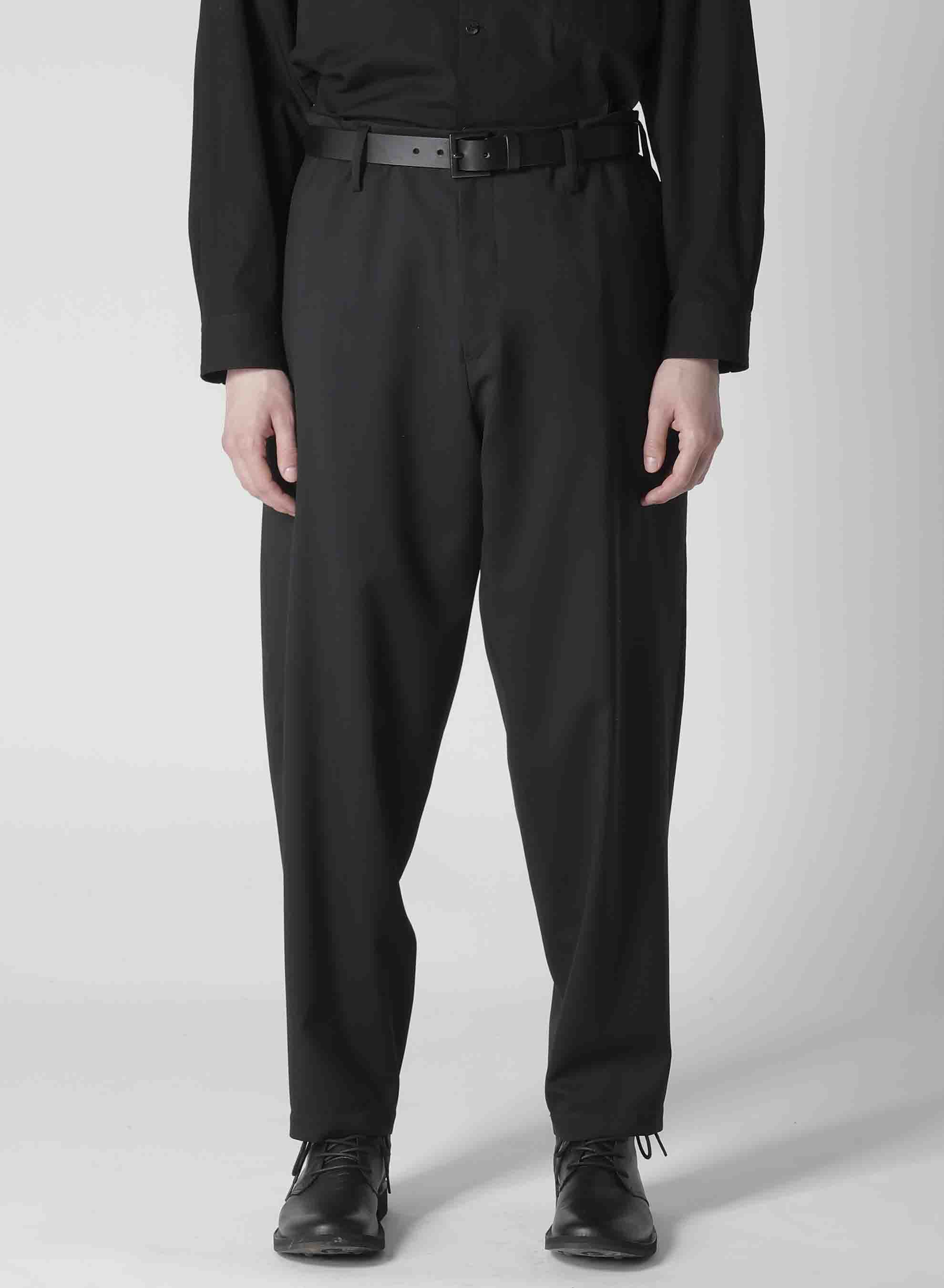 SUIT GABARDINE PANTS WITH SIDE TUCK