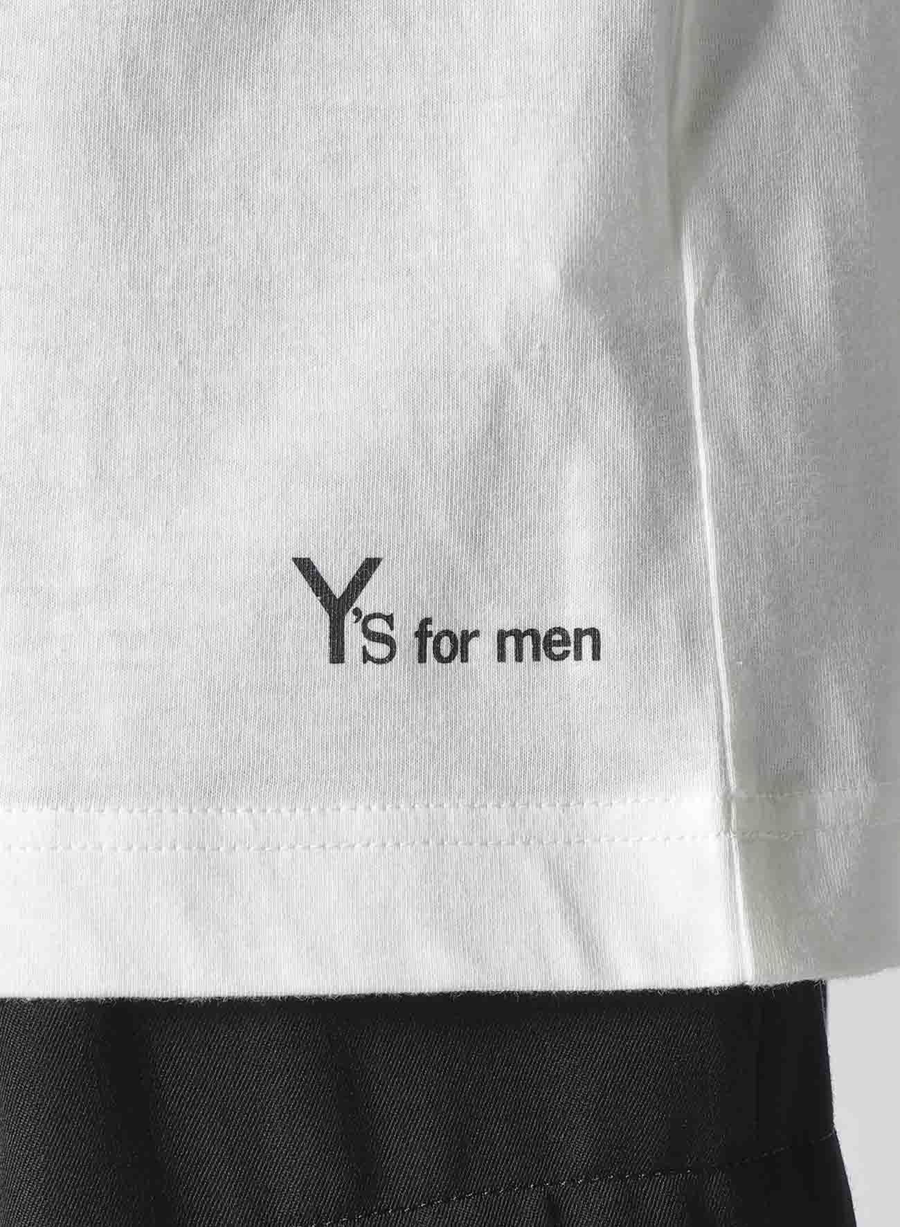 Y's for men LOGO PRINT SHORT SLEEVE T-SHIRTS