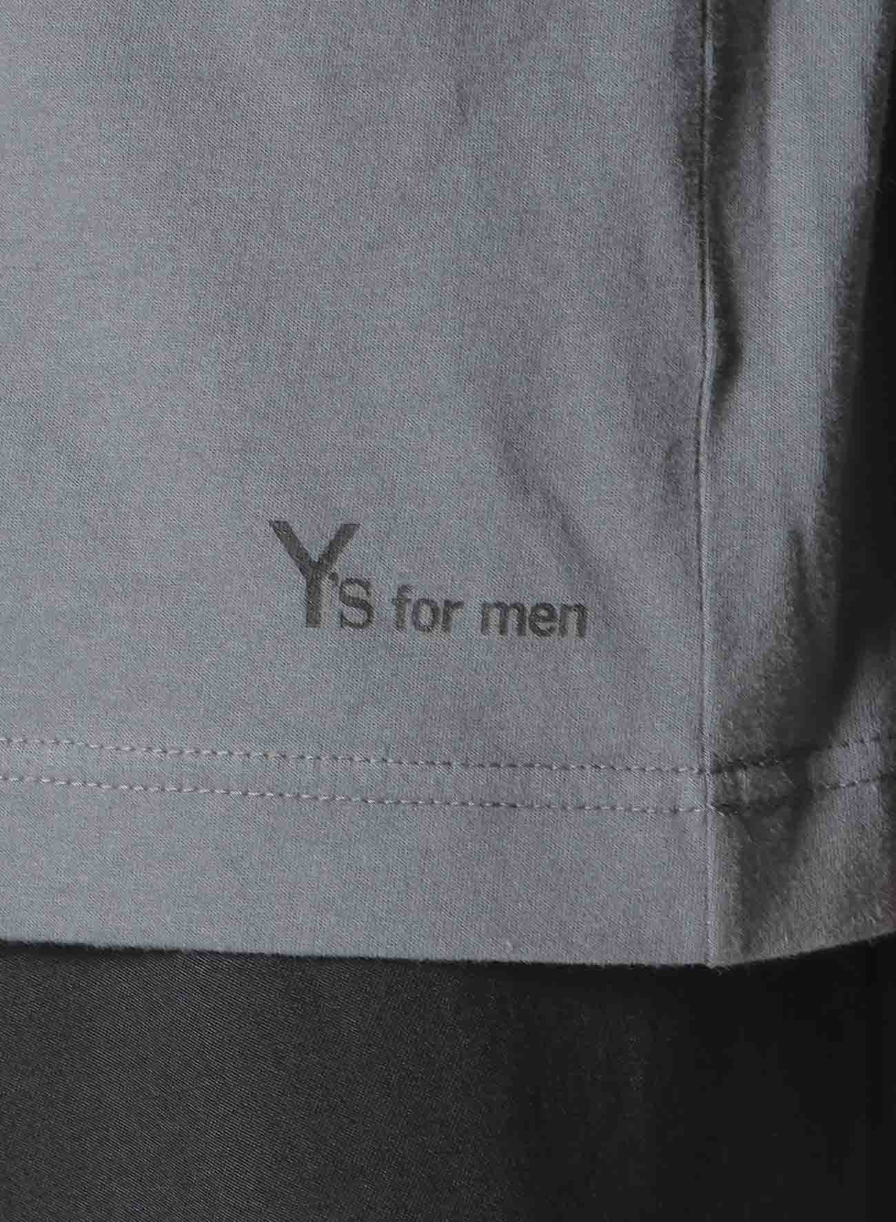 Y's for men LOGO PRINT LONG SLEEVE T-SHIRTS