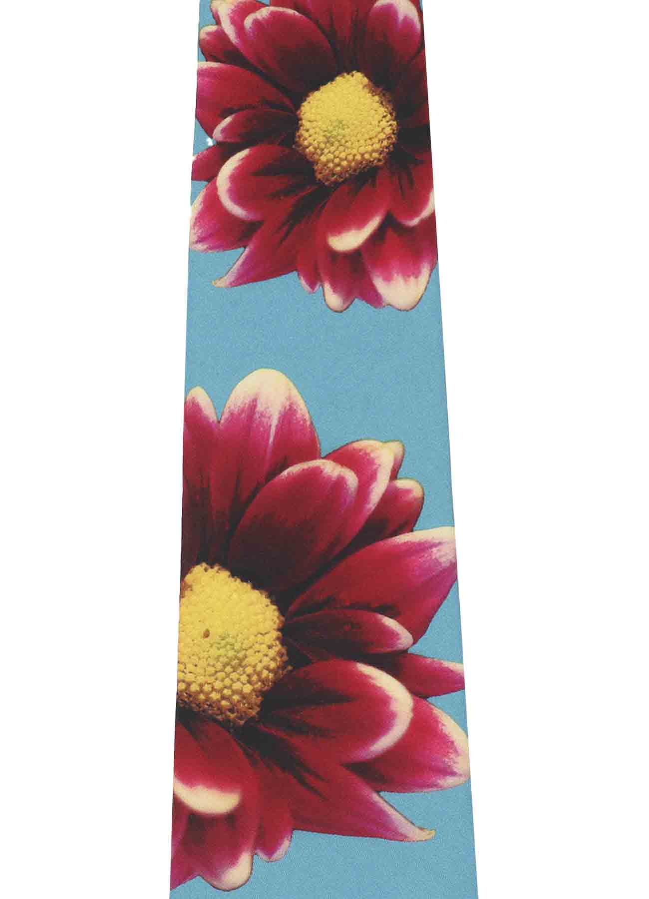 【Launching 10:00(JST), Nov 8】FLOWER PRINT TIE ”POPPY”