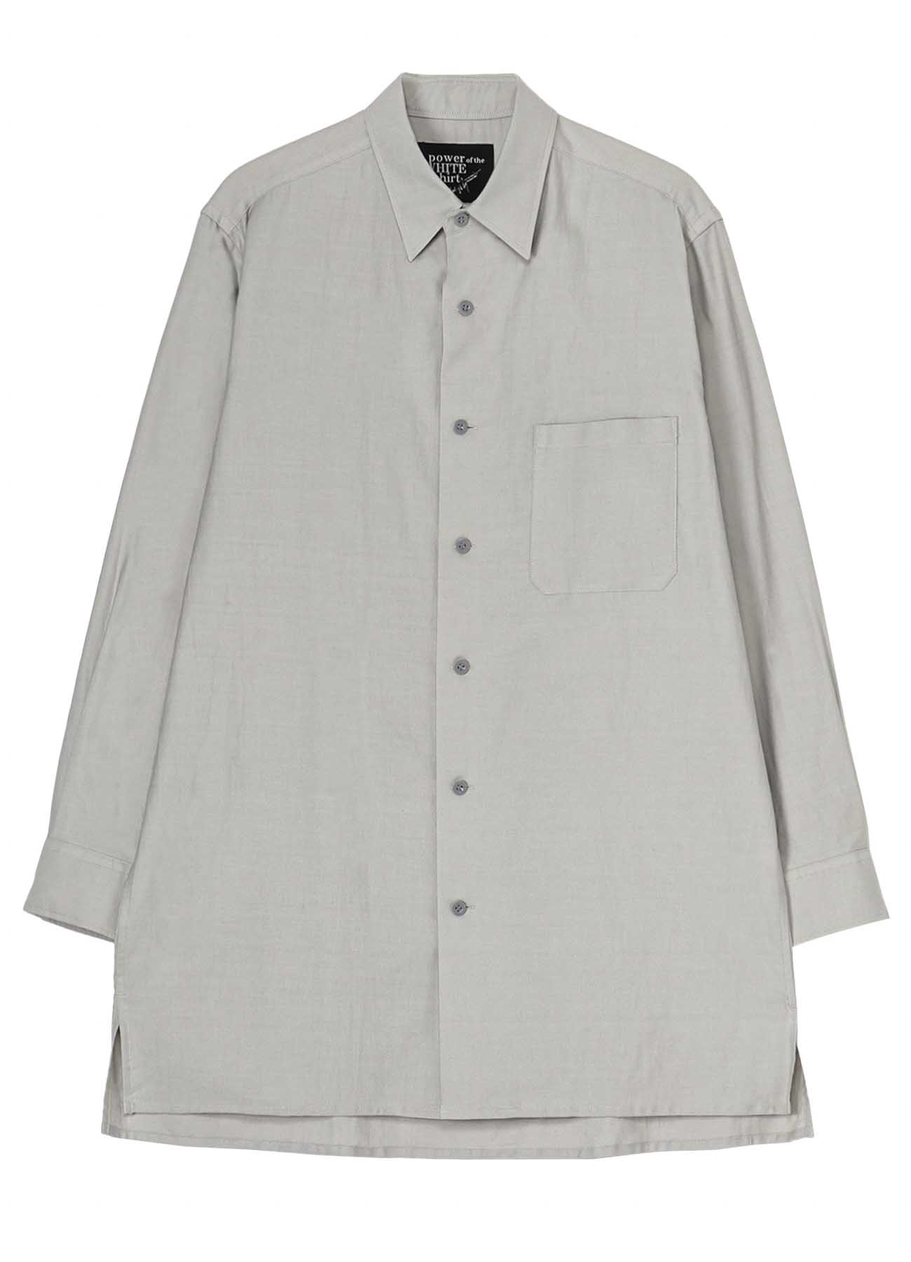 COTTON TWILL CLASSIC BIG SHIRT