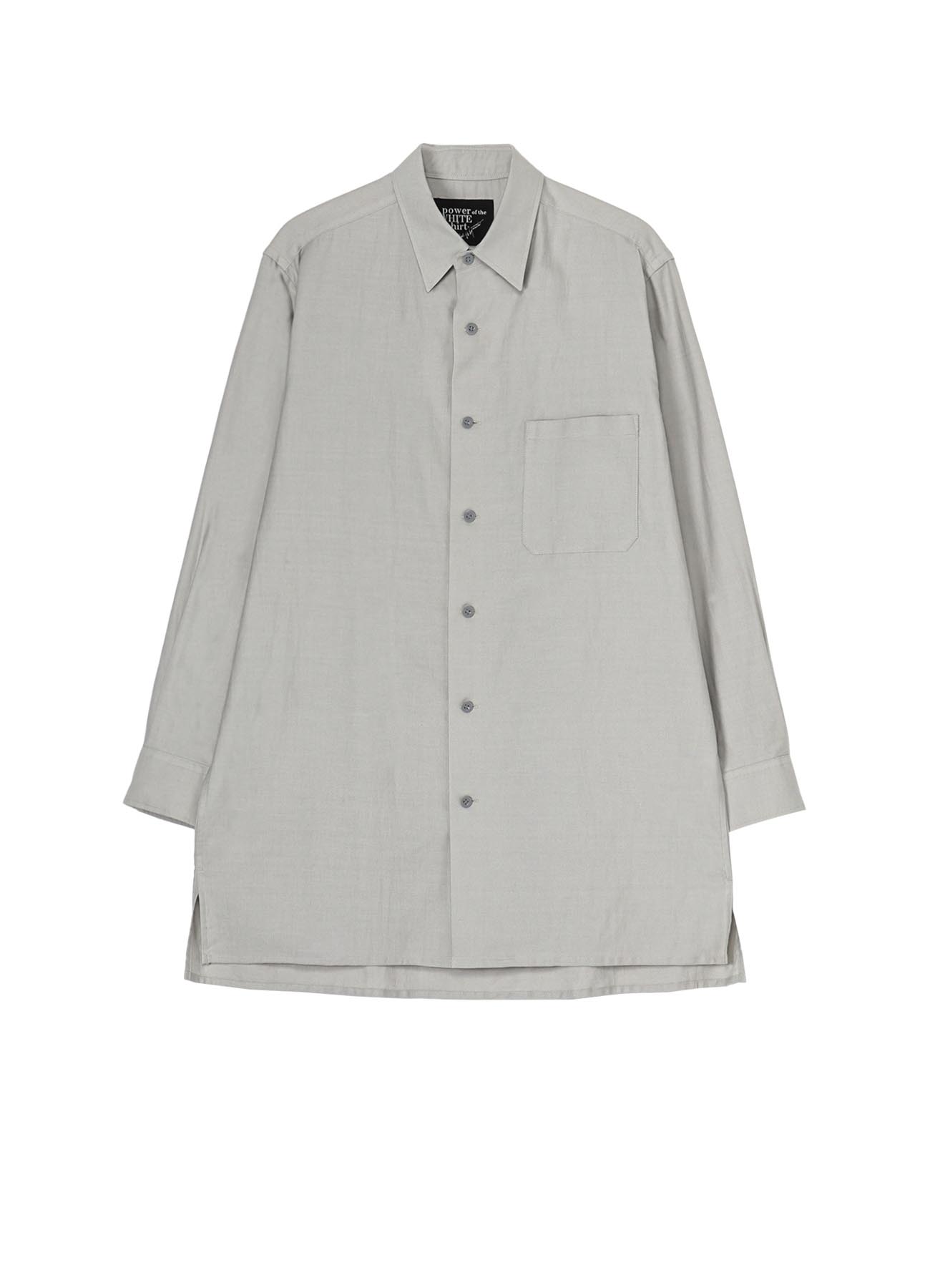 COTTON TWILL CLASSIC BIG SHIRT