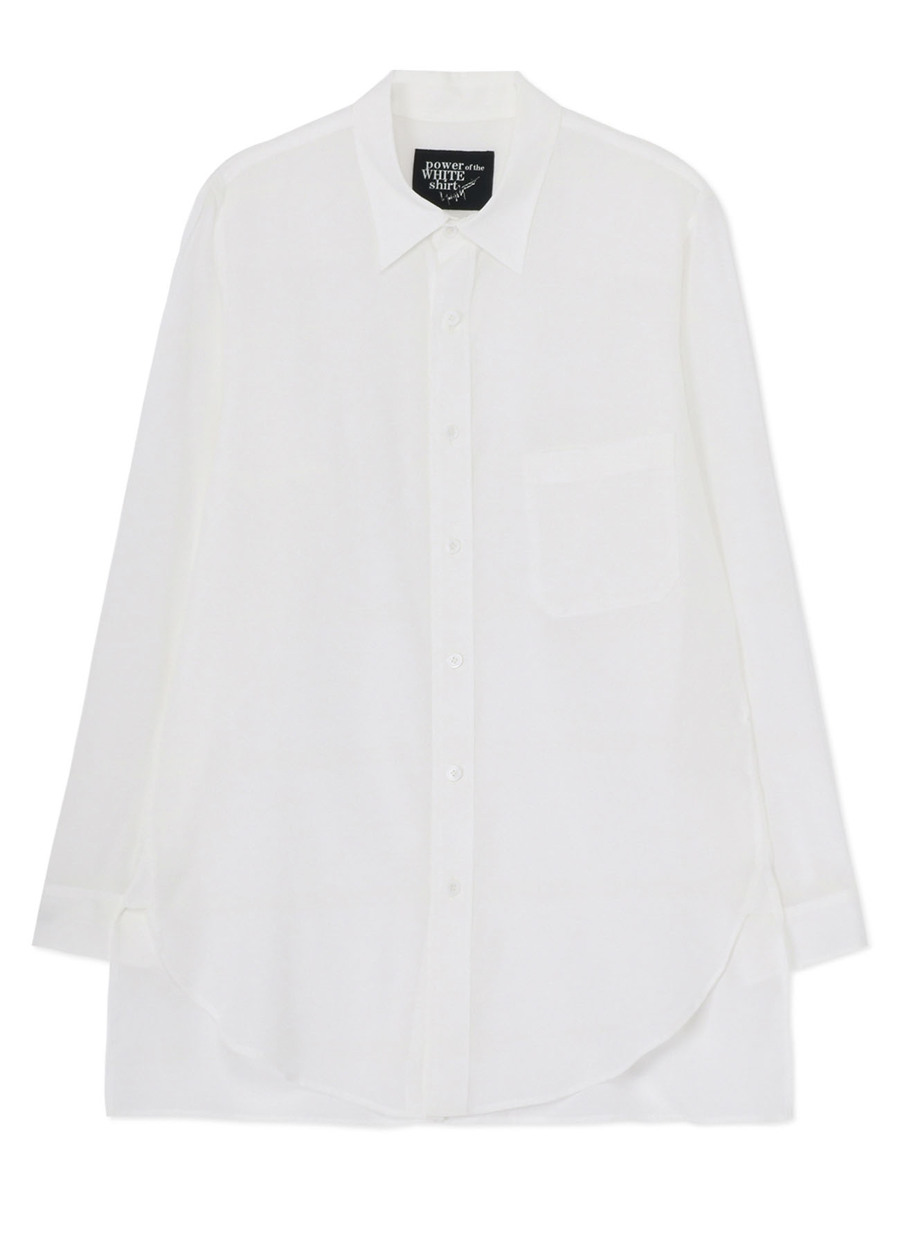 CELLULOSE LAWN FRONT PLACKET SHIRT