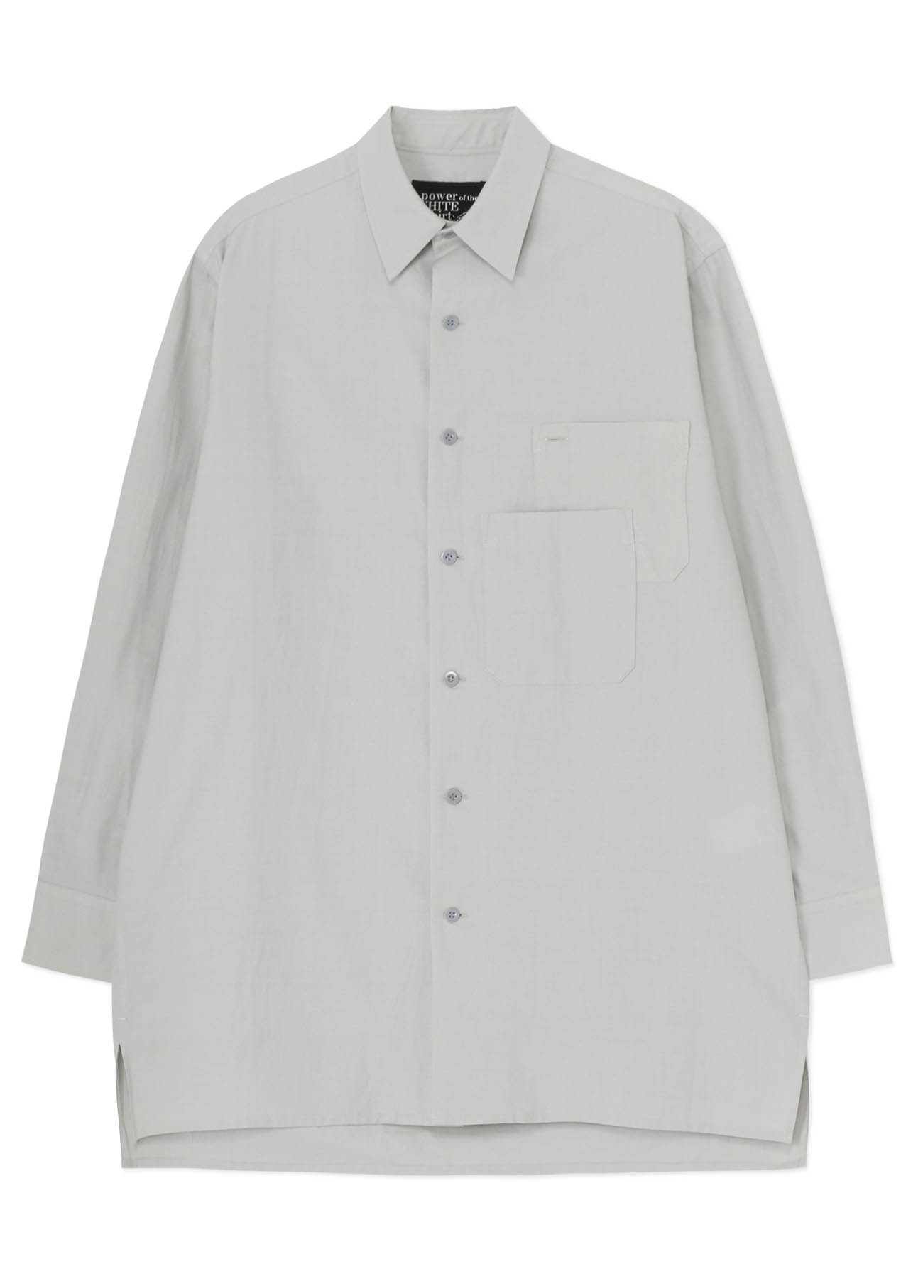 COTTON TWILL DOUBLE LAYERED SHIRT