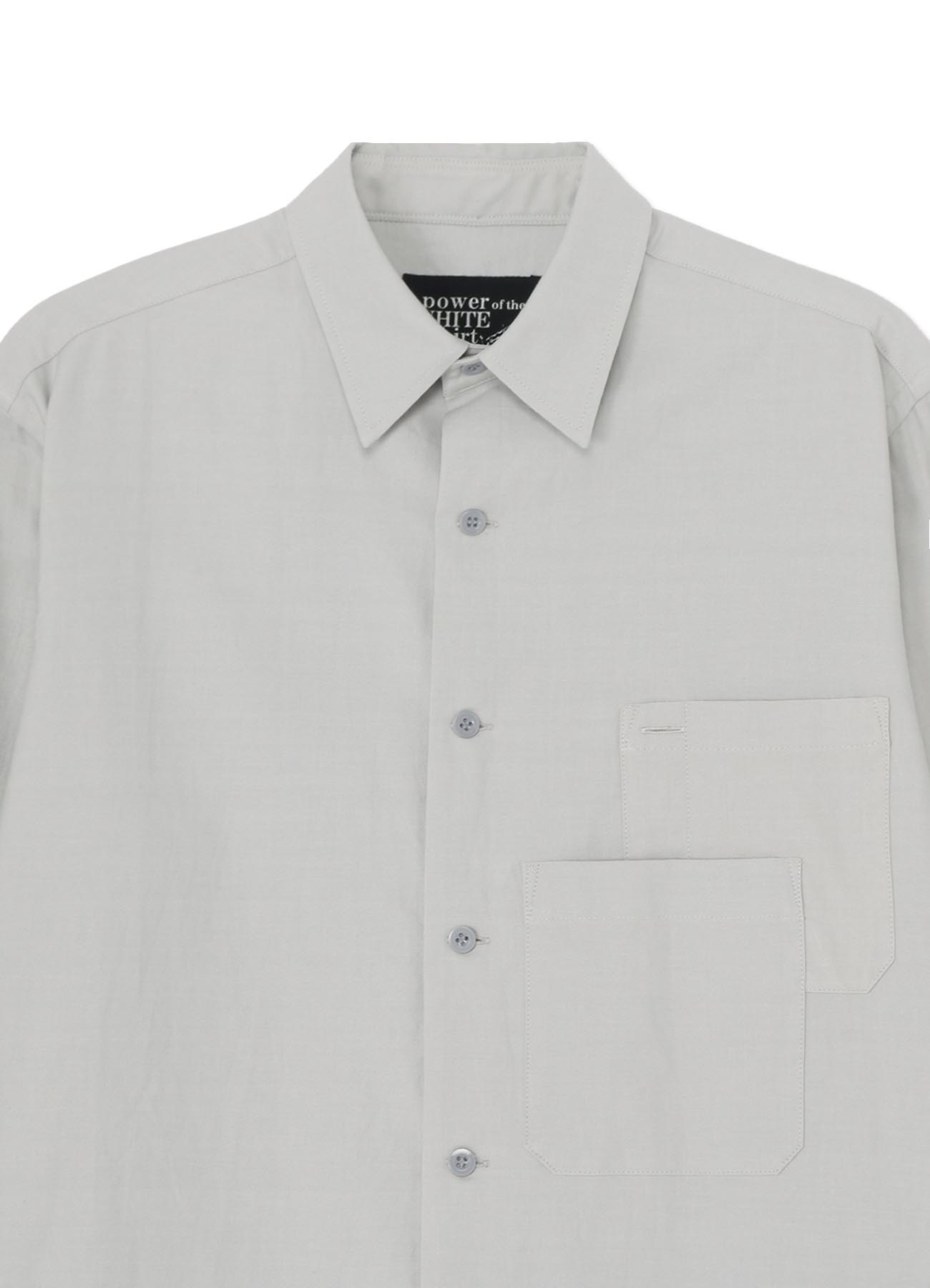 COTTON TWILL DOUBLE LAYERED SHIRT