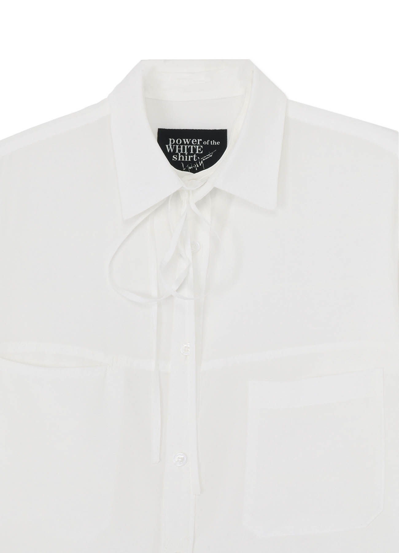 CELLULOSE LAWN STRING DETAIL SHIRT