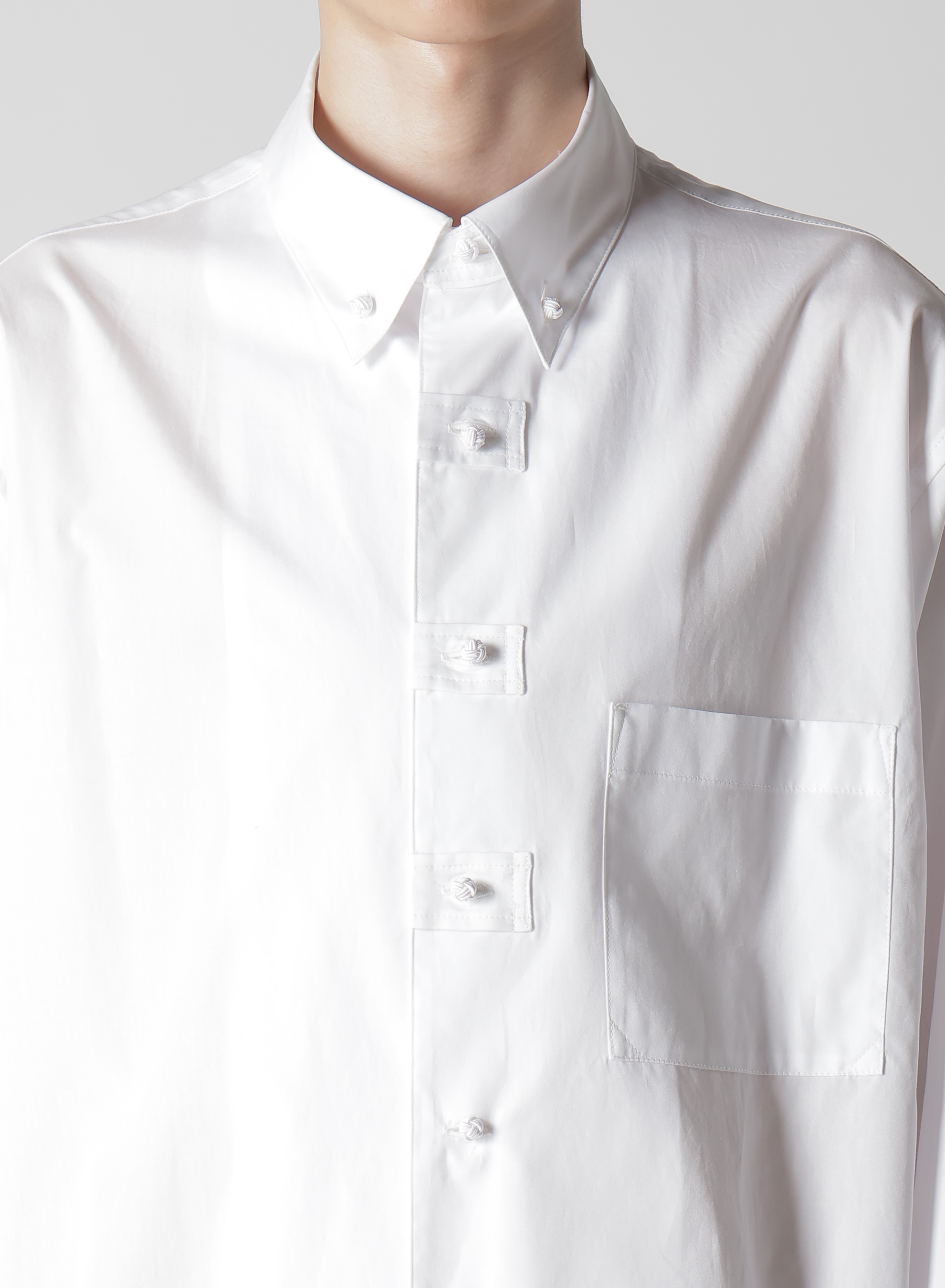 P・100/2 BROAD KNOT BUTTONS B.D SHIRT