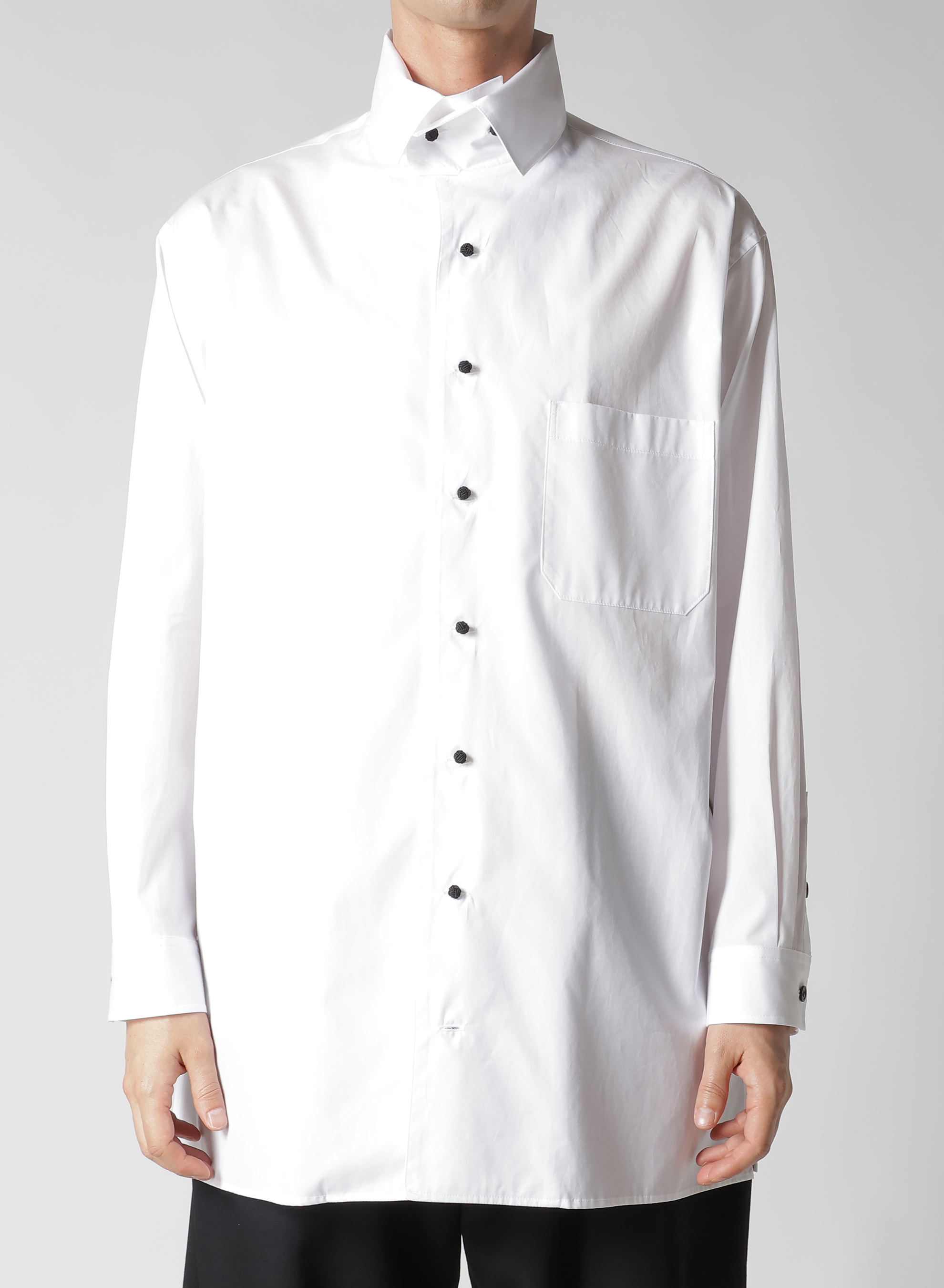 P・100/2 BROAD KNOT BUTTONS SHIRT