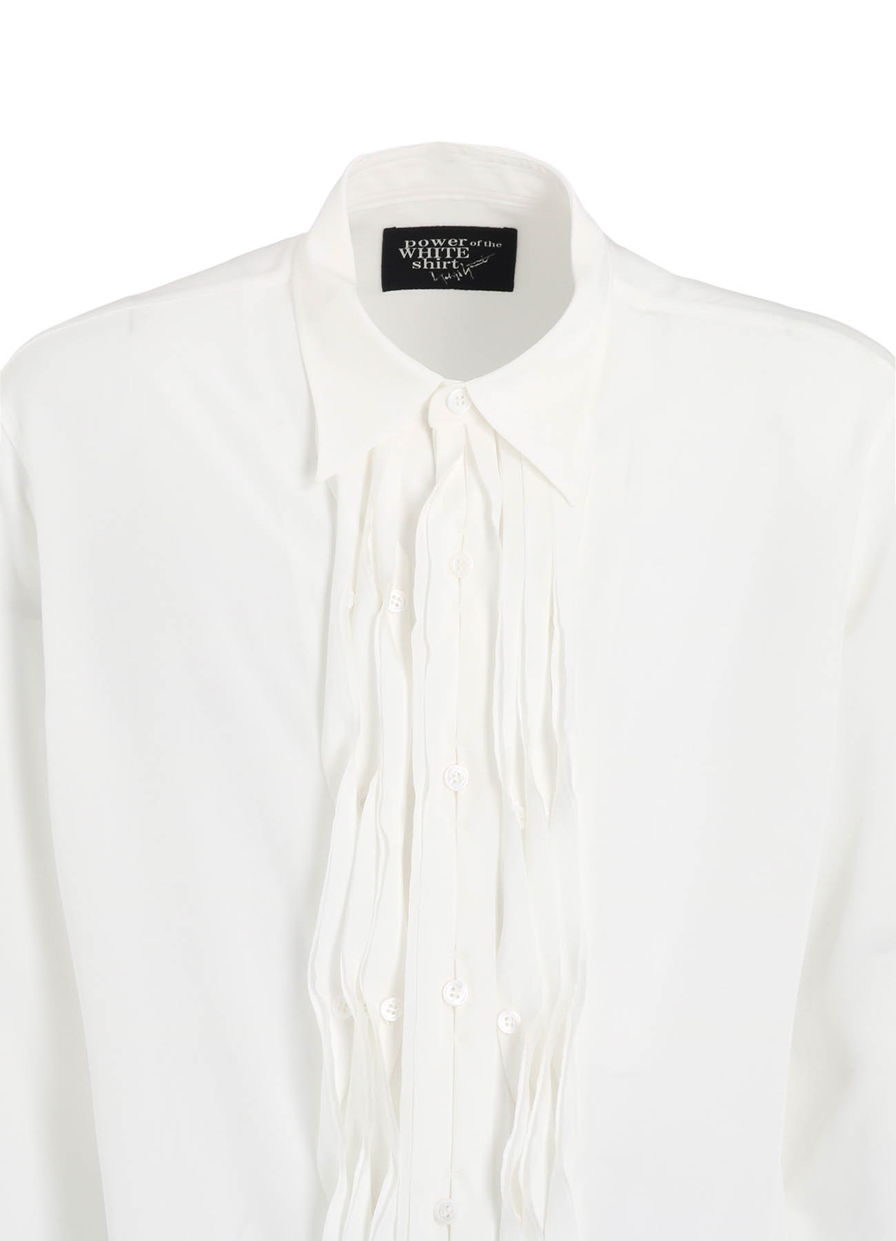 TA/PE CREPE DE CHINE FRILL SHIRT