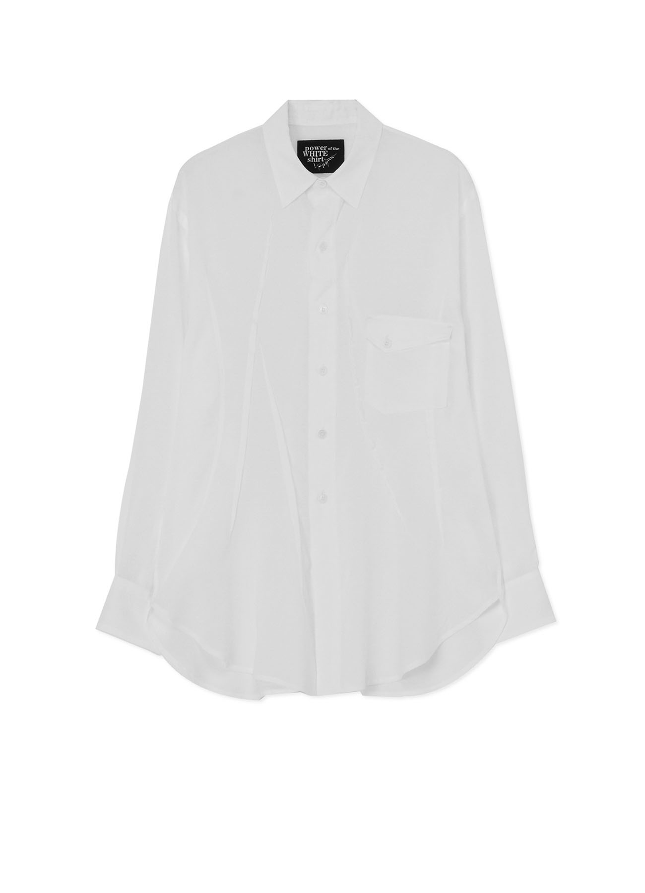 P・CELLULOSE LAWN J-FRONT DARTS SHIRT
