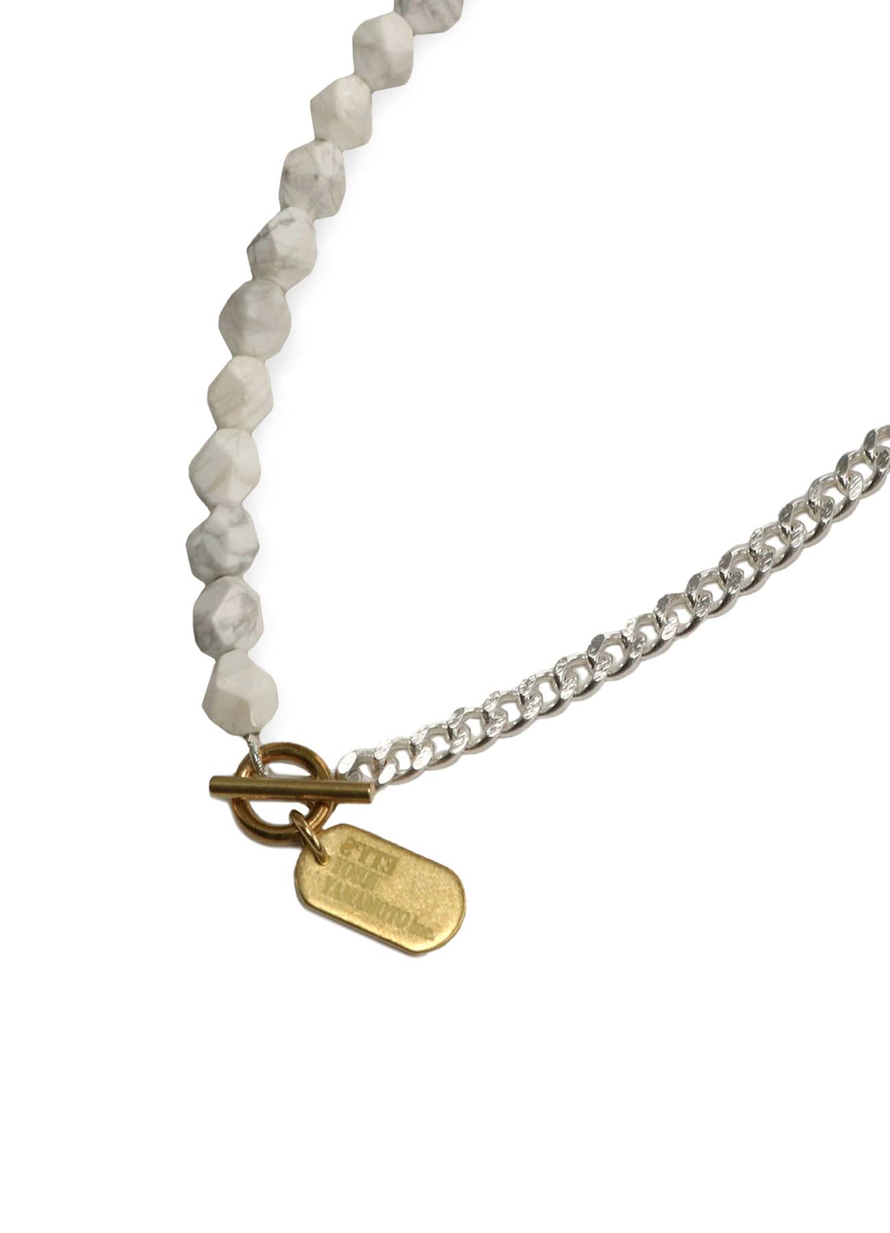 White Howlite Hain Necklace Bracelet
