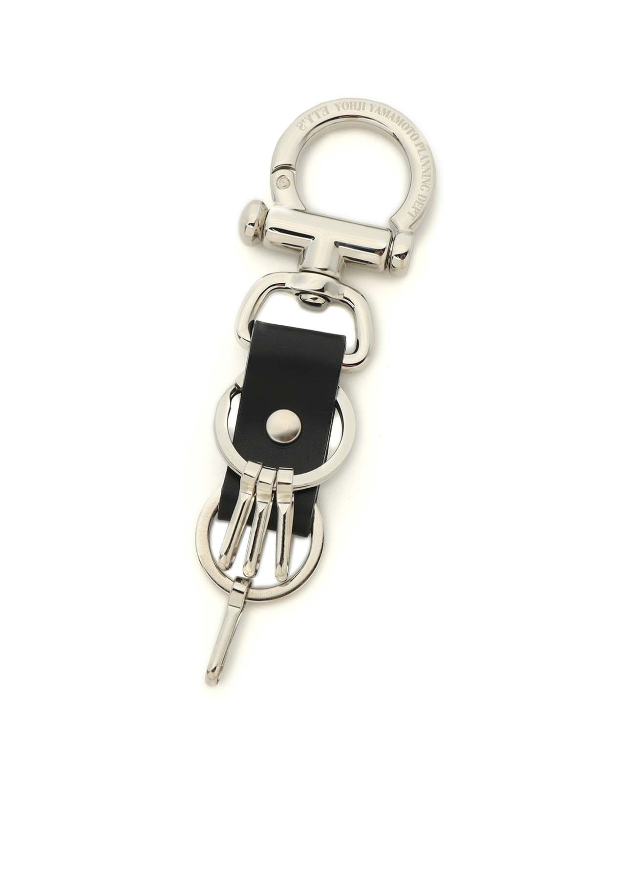 BAR STYLE LEATHER STRAP KEY FLOCK