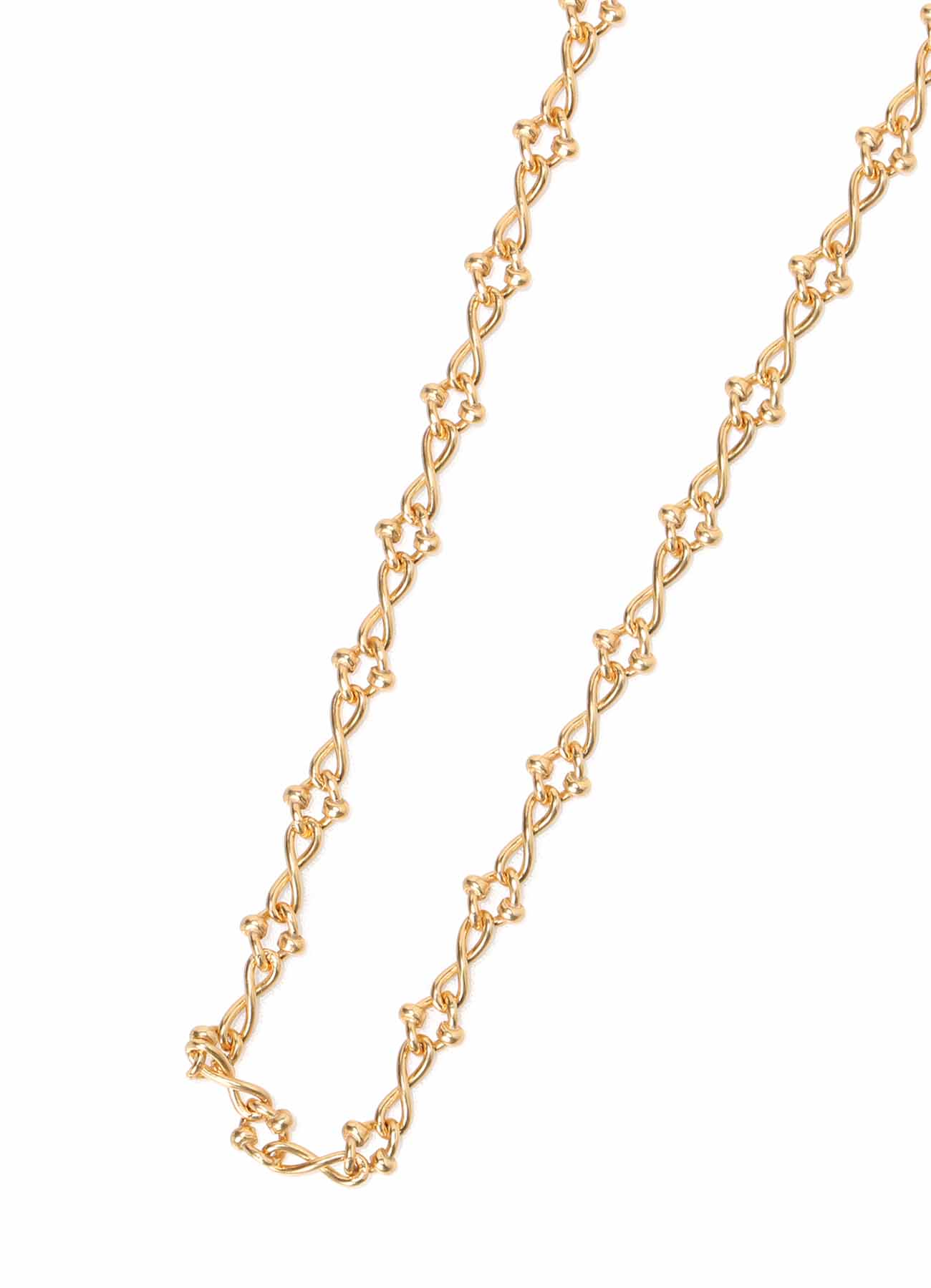 BRASS COMBINATION CHAIN NECKLACE