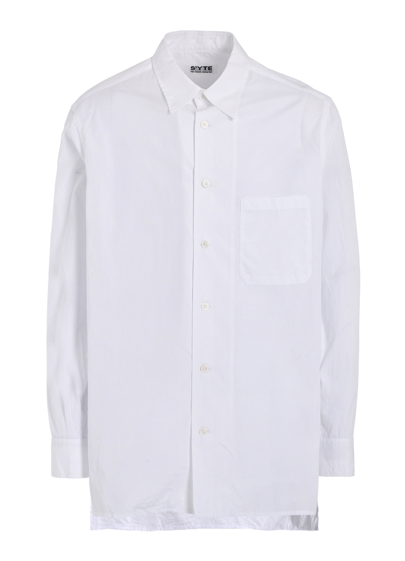 COTTON BROAD LOOSE-FIT REGULAR COLLAR SHIRT