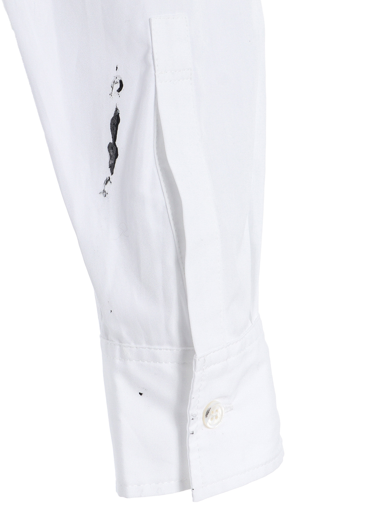 COTTON BROAD SPLASH PAINTED LONG SHIRT