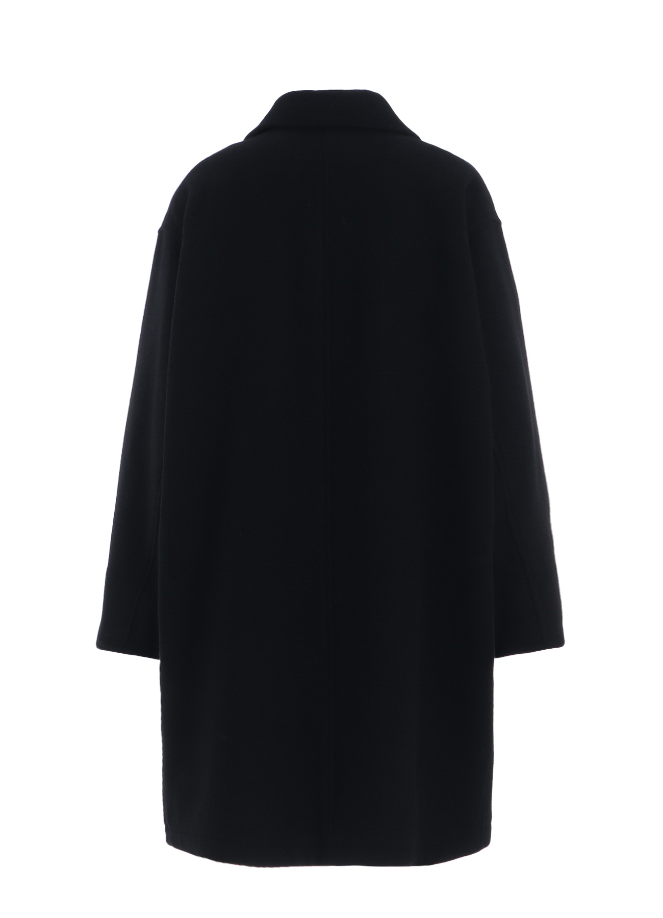 DOUBLE-WEAVE MELTON OVERSIZED SOUTIEN COLLAR COAT