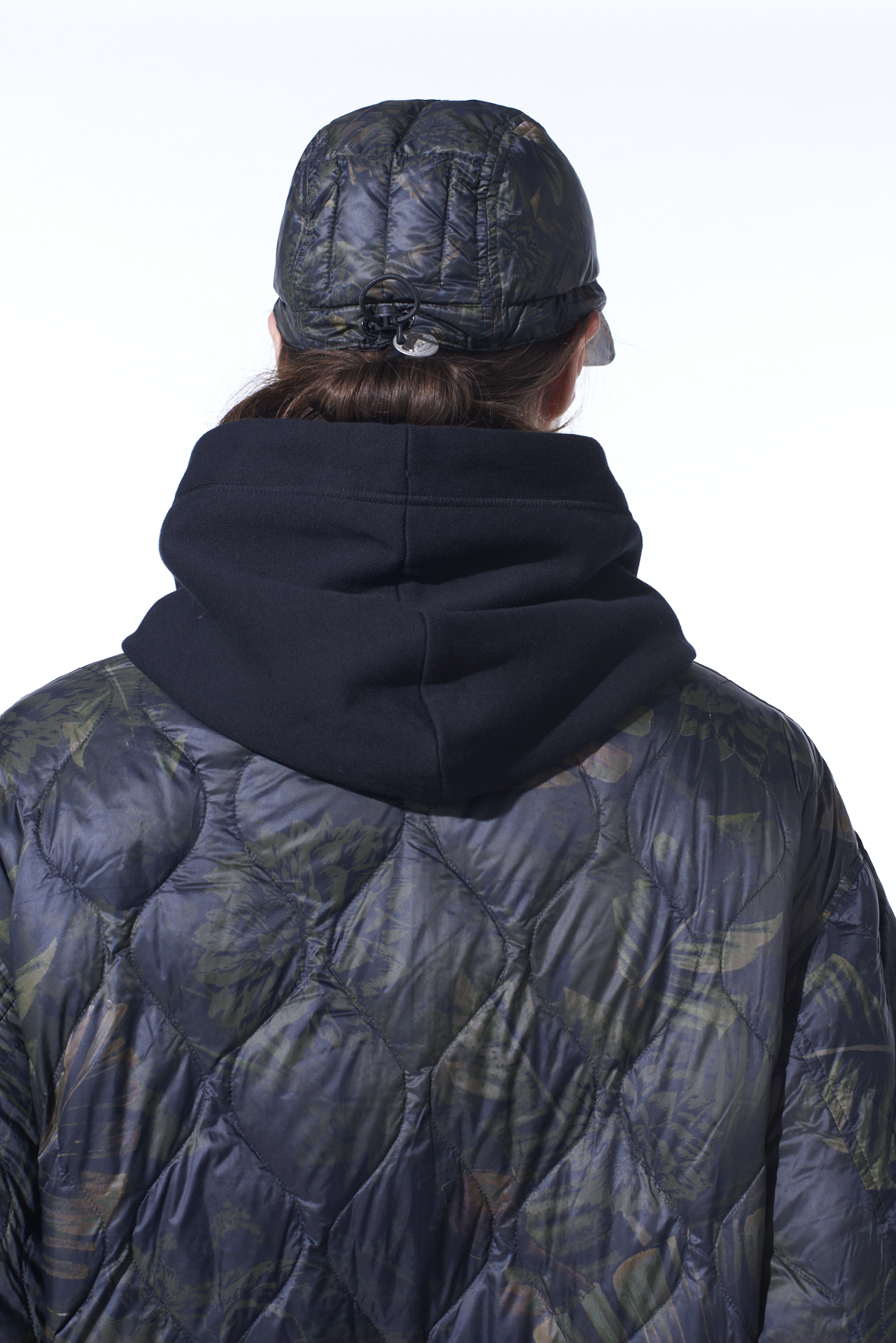 【12/5 12:00 Release】【S'YTE X TAION】DAHLIA CAMOUFLAGE QUILTED DOWN JET CAP