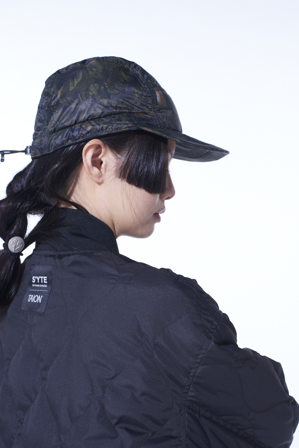 【12/5 12:00 Release】【S'YTE X TAION】DAHLIA CAMOUFLAGE QUILTED DOWN JET CAP