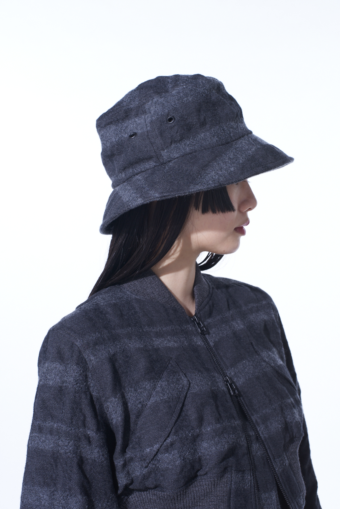 FULLING FINISHED SHADOW CHECK BUCKET HAT