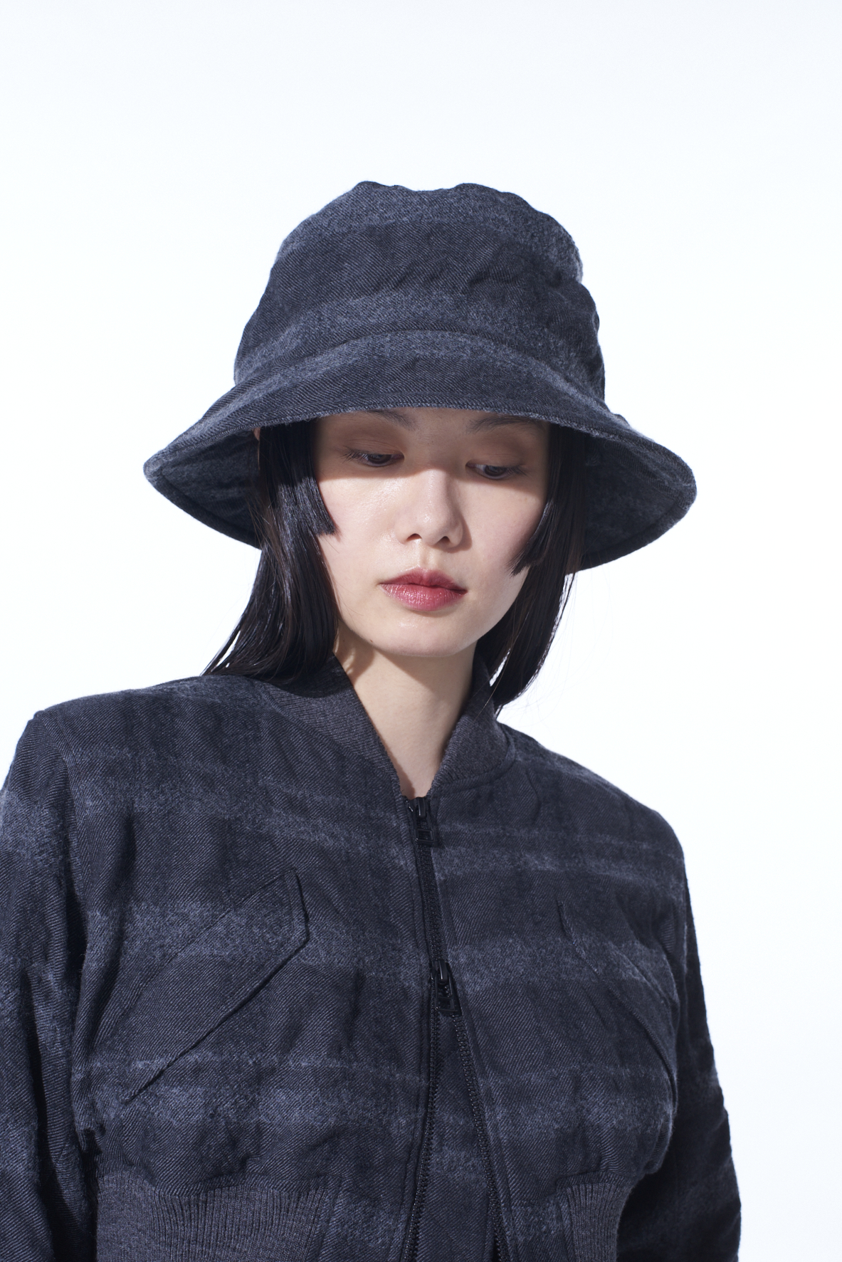 FULLING FINISHED SHADOW CHECK BUCKET HAT