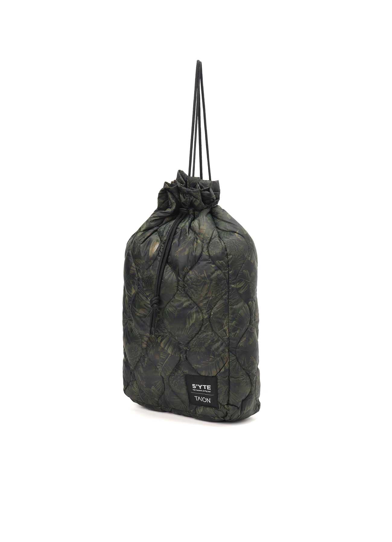 【11/21 12:00 Release】【S'YTE X TAION】DAHLIA CAMOUFLAGE QUILTED DOWN 2WAY MINI BONSACK