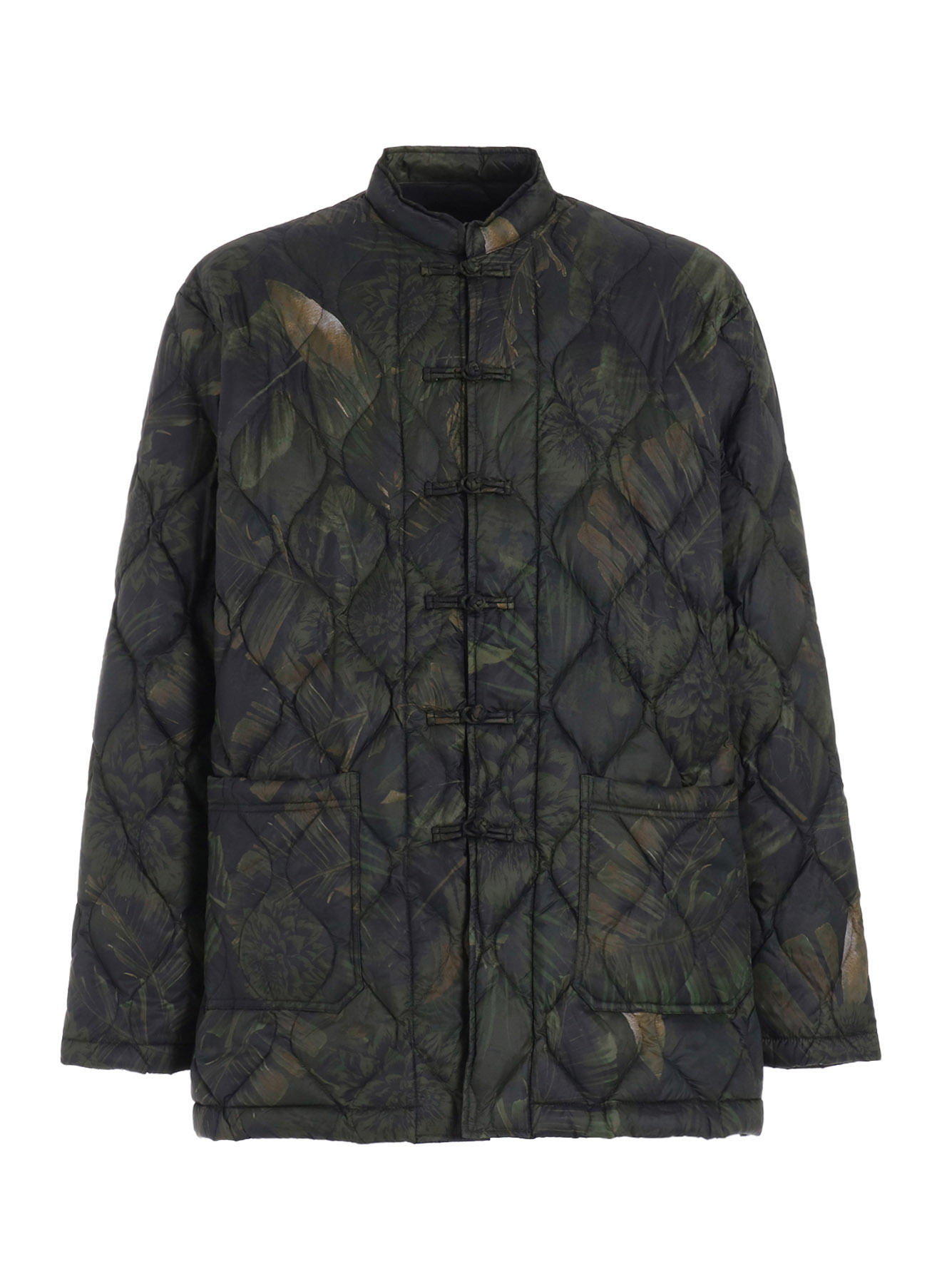 【12/5 12:00 Release】【S'YTE X TAION】DAHLIA CAMOUFLAGE QUILTED DOWN CHINA JACKET