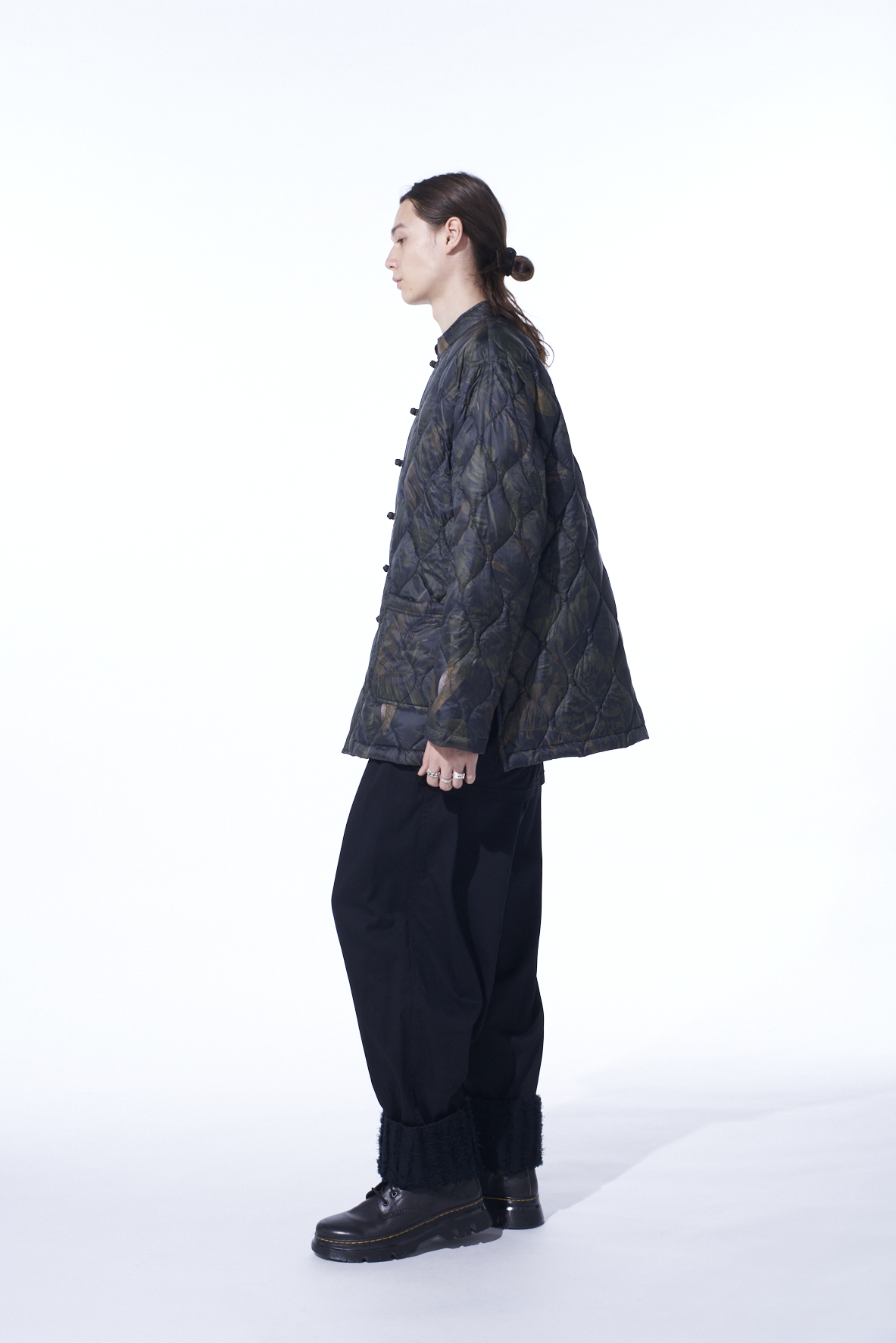 【12/5 12:00 Release】【S'YTE X TAION】DAHLIA CAMOUFLAGE QUILTED DOWN CHINA JACKET