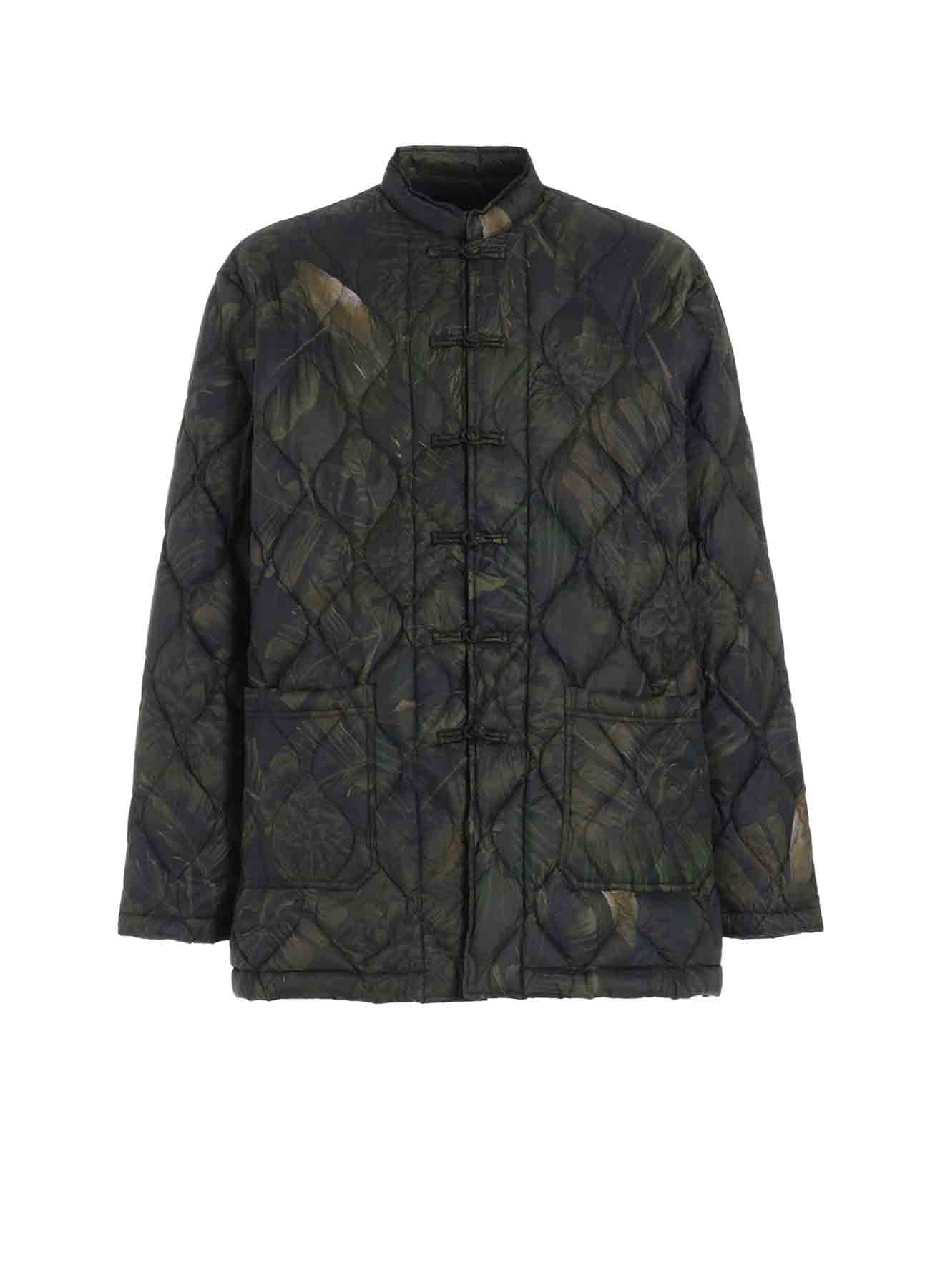 【12/5 12:00 Release】【S'YTE X TAION】DAHLIA CAMOUFLAGE QUILTED DOWN CHINA JACKET