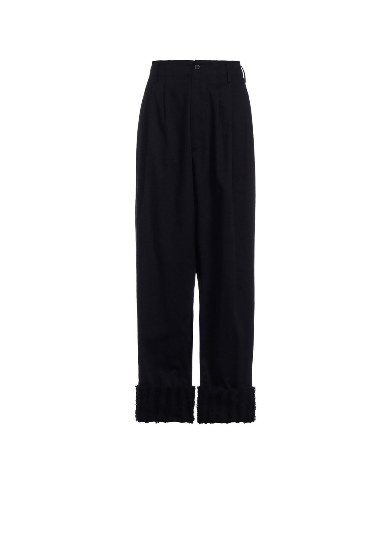 JACQUARD FRINGE STRIPE WIDE PANTS