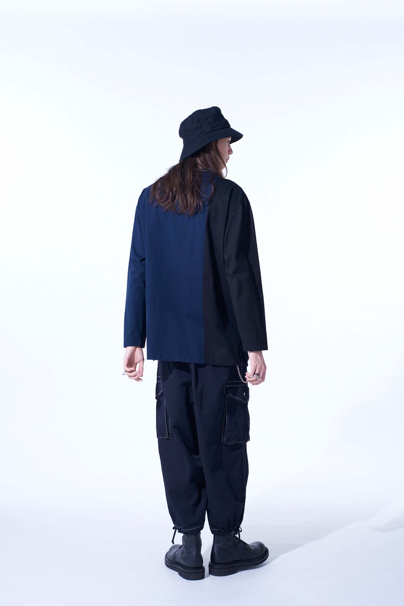 COTTON TWILL GARMENT DYED BALLOON CARGO PANTS