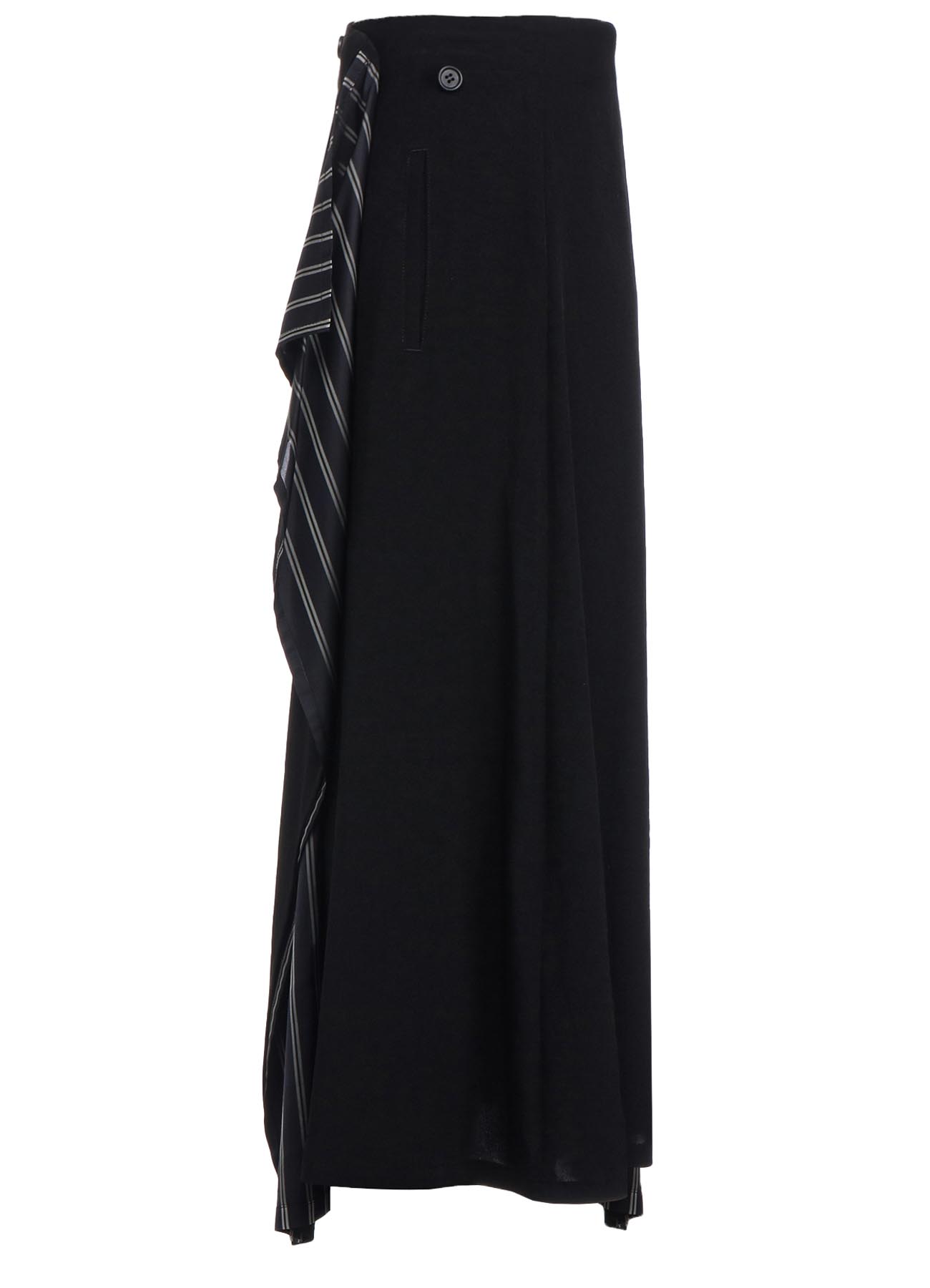 CREPE de CHINE WRAP FLARE SKIRT