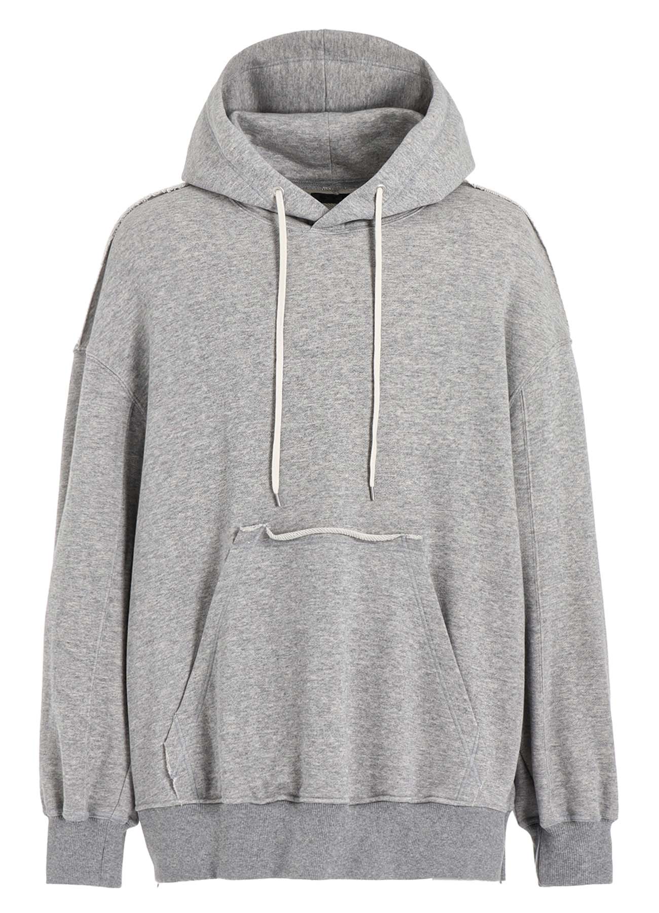 FRENCH TERRY SIDE ZIP HOODIE