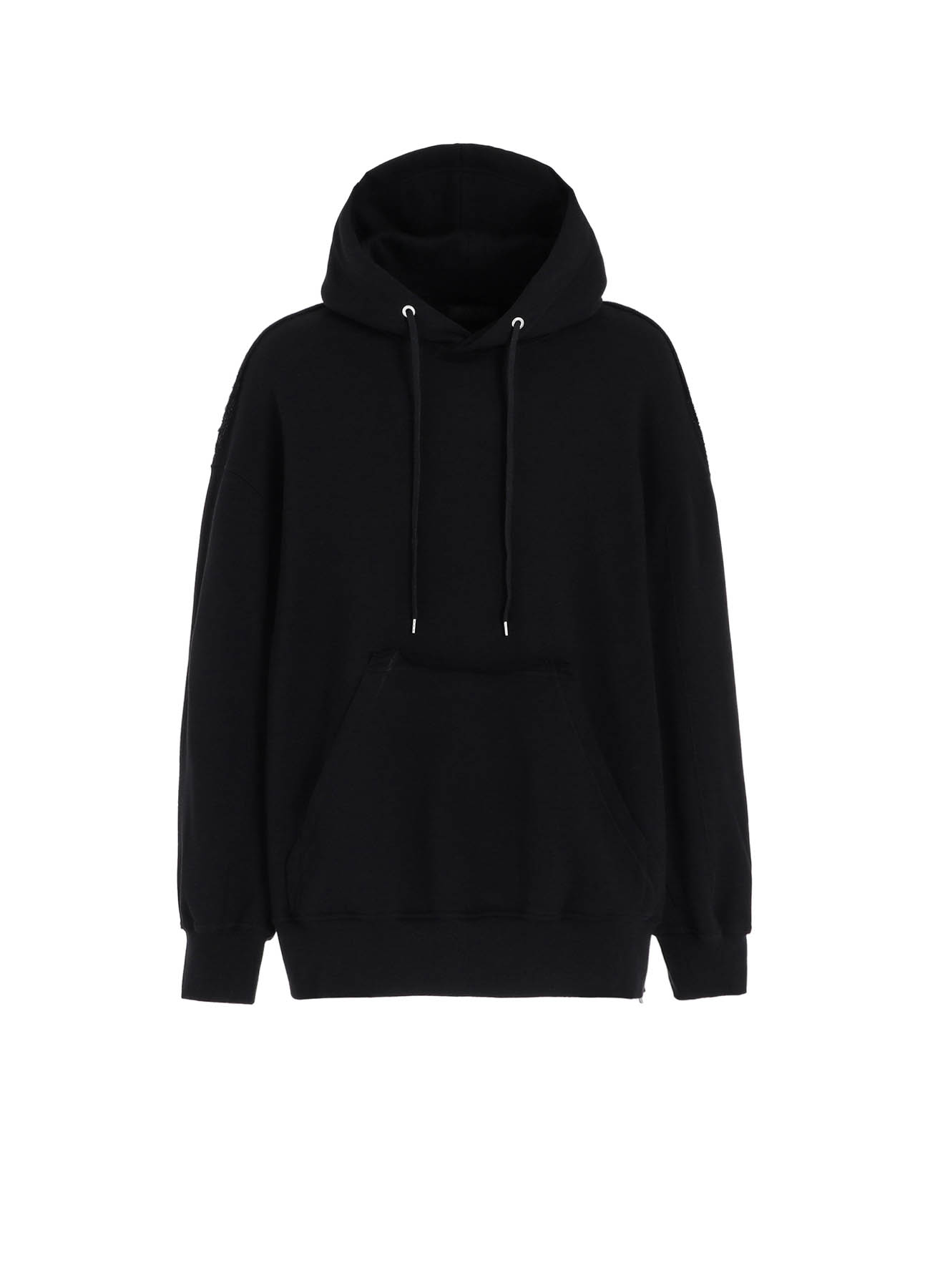 FRENCH TERRY SIDE ZIP HOODIE