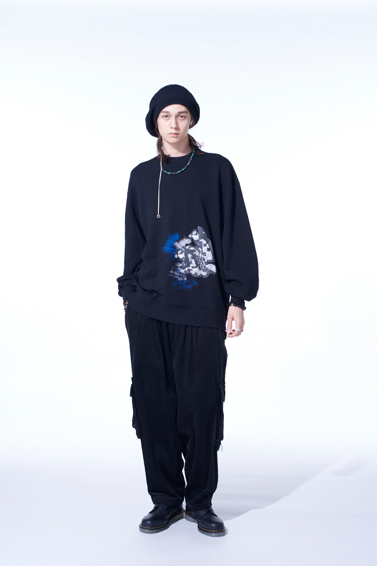 "WOMEN" UKIYO-E GRAPHIC PULLOVER