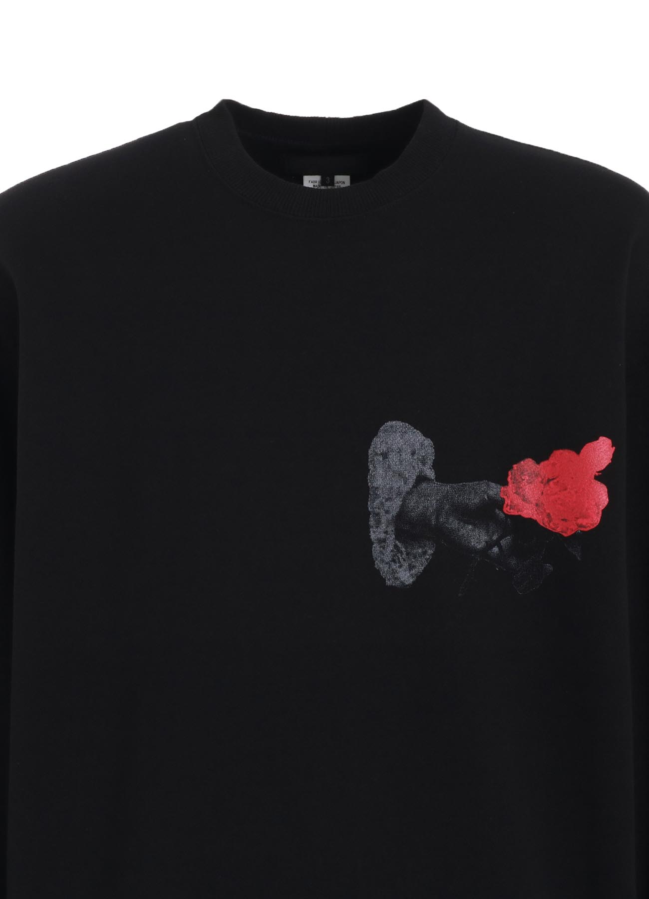 "ROSE IN THE HAND" GRAPHIC PULLOVER