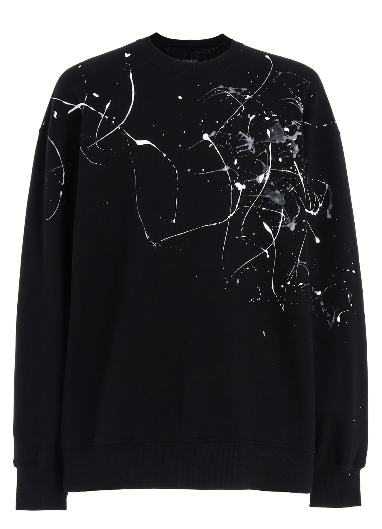 FRENCH TERRY SPLASH PAINTED PULLOVER