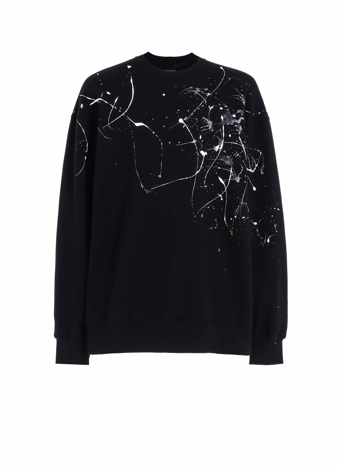 FRENCH TERRY SPLASH PAINTED PULLOVER