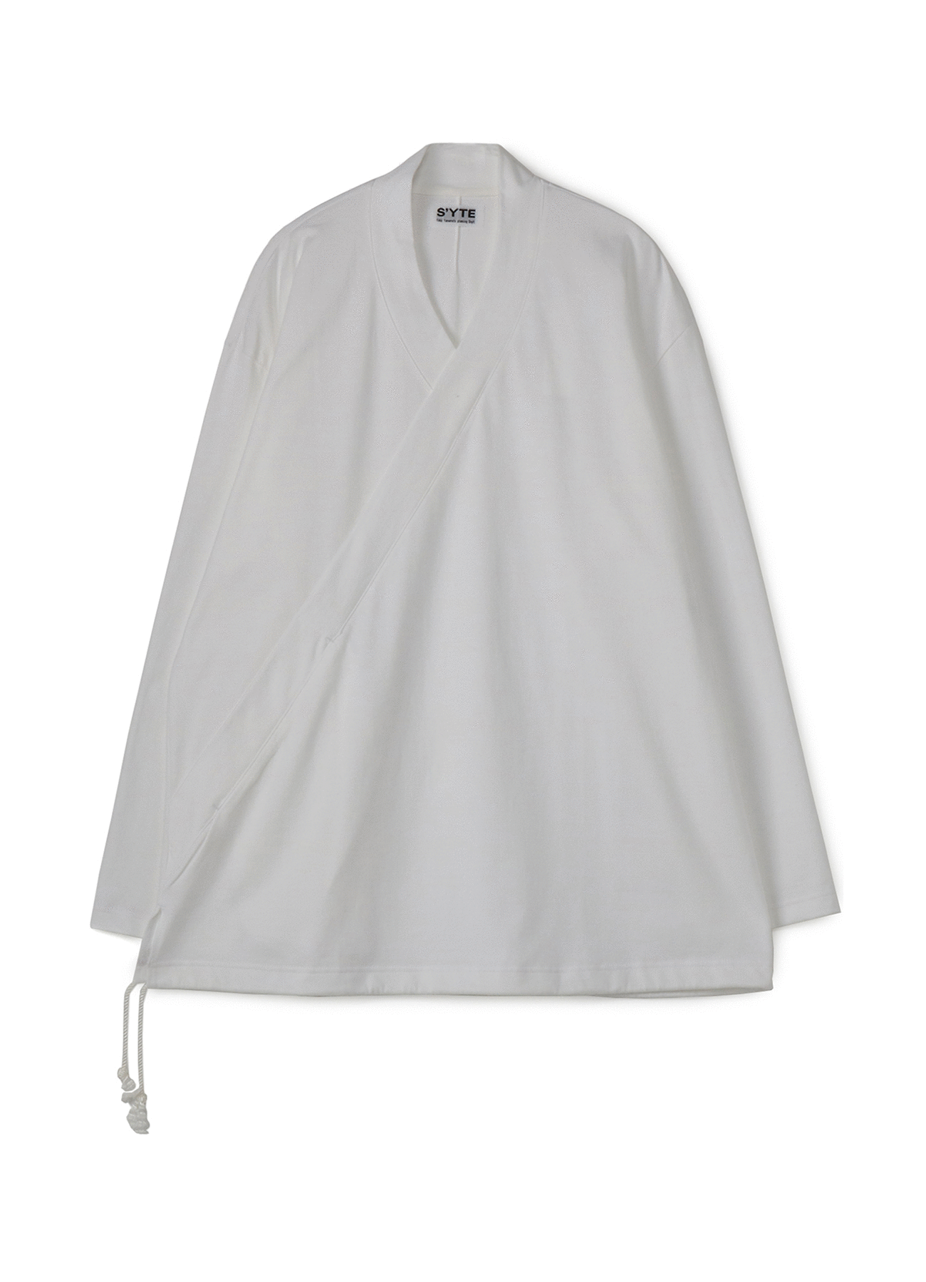 40/2 Cotton Jersey Kimono Layered Drawstring Pullover