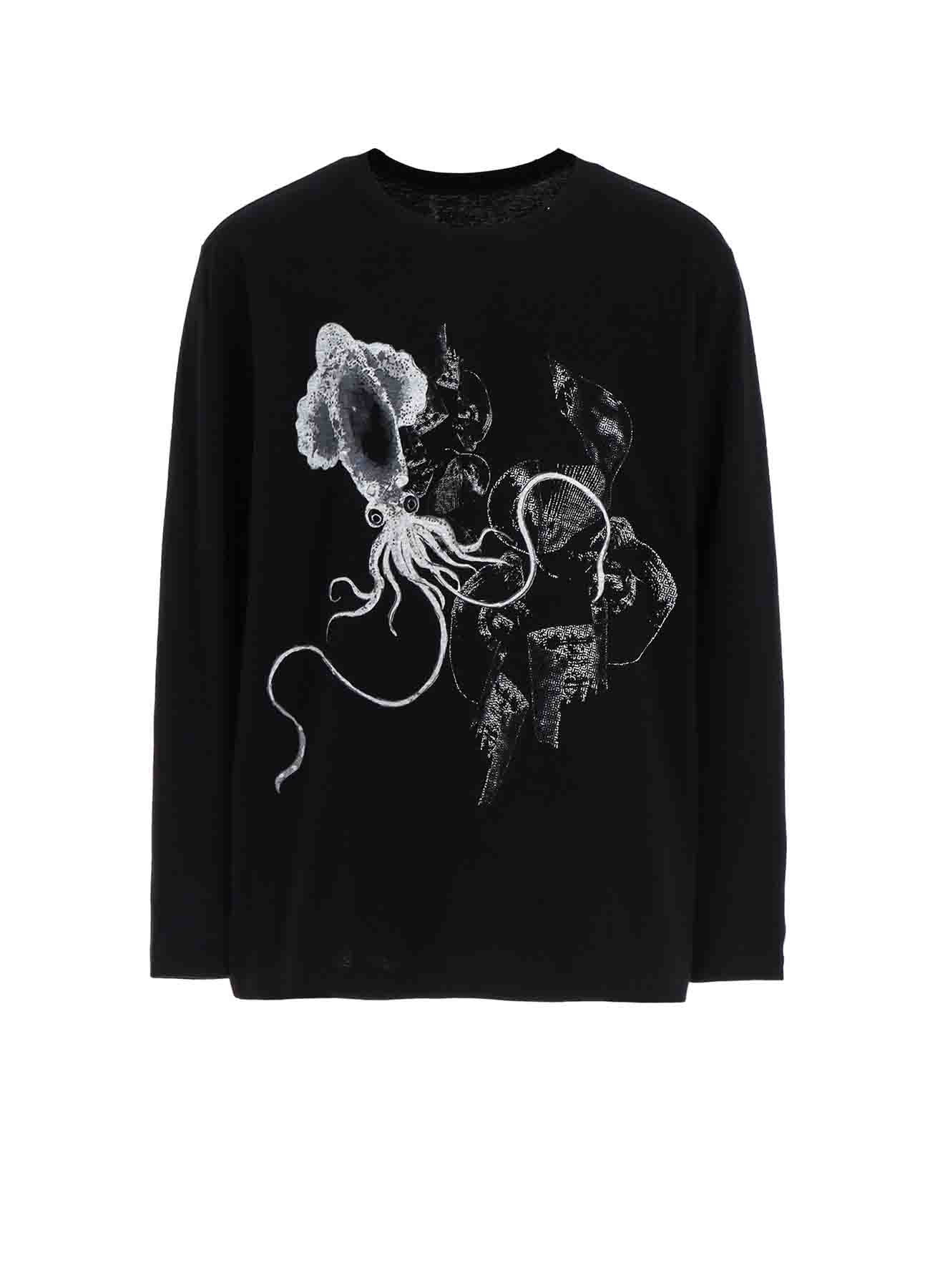 "SQUID" GRAPHIC LONG-SLEEVED T-SHIRT